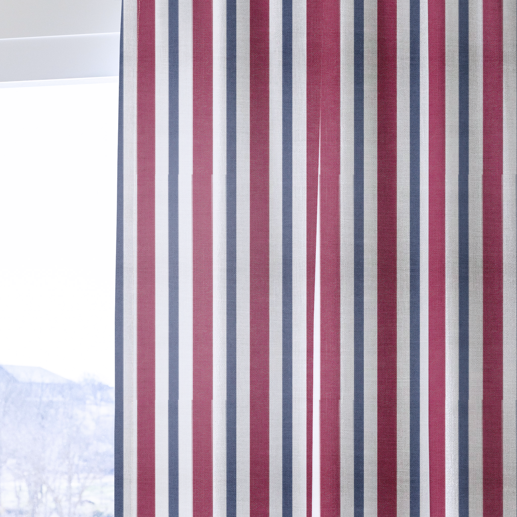 Varsity Stripe - Drapery — one panel