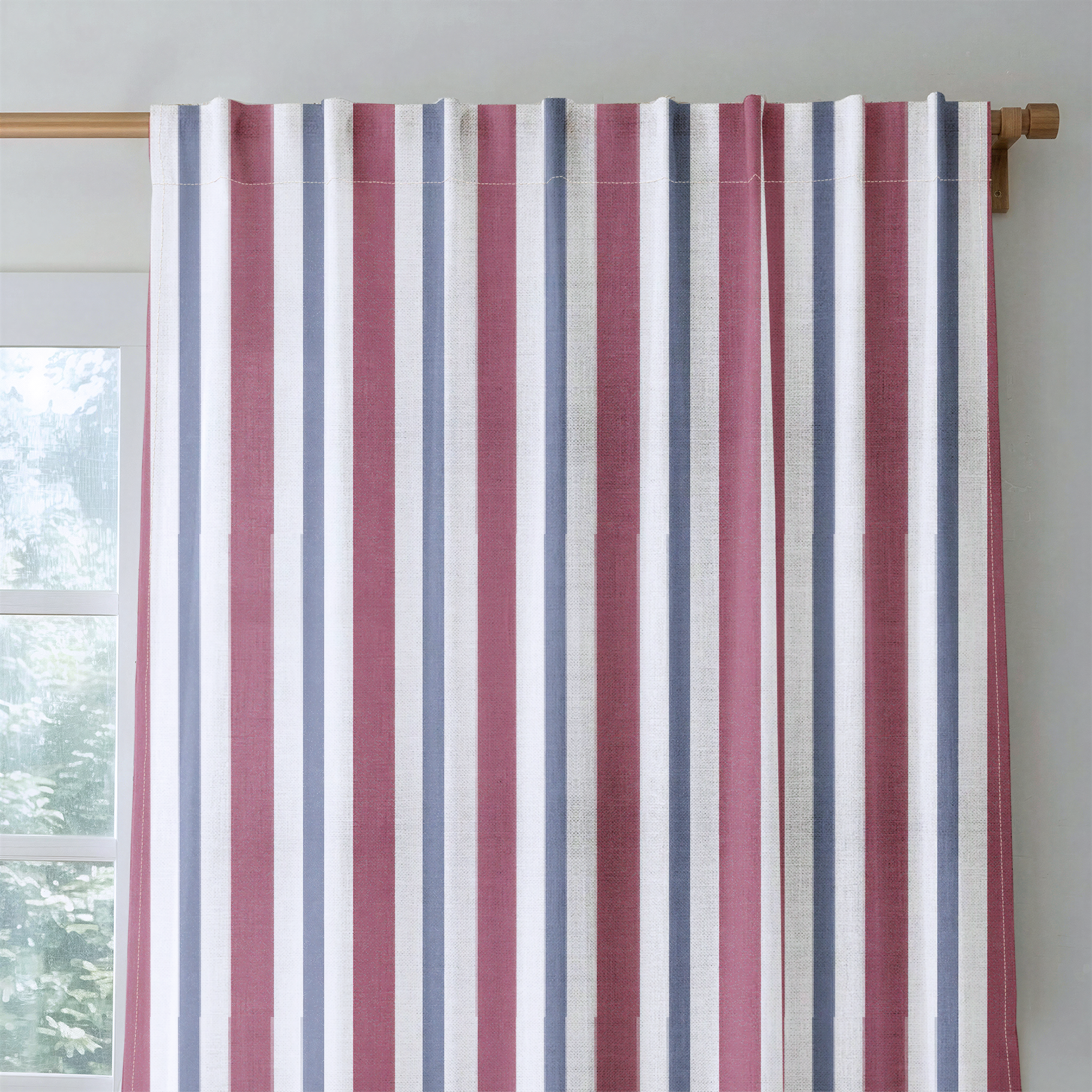 Varsity Stripe - Drapery — rod