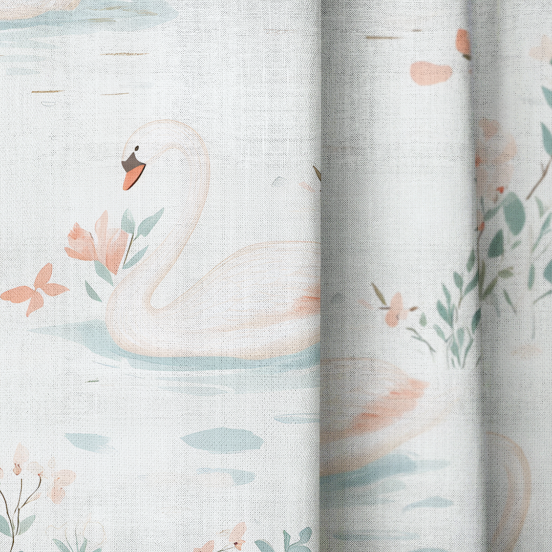 Swan Lake - Drapery — close up