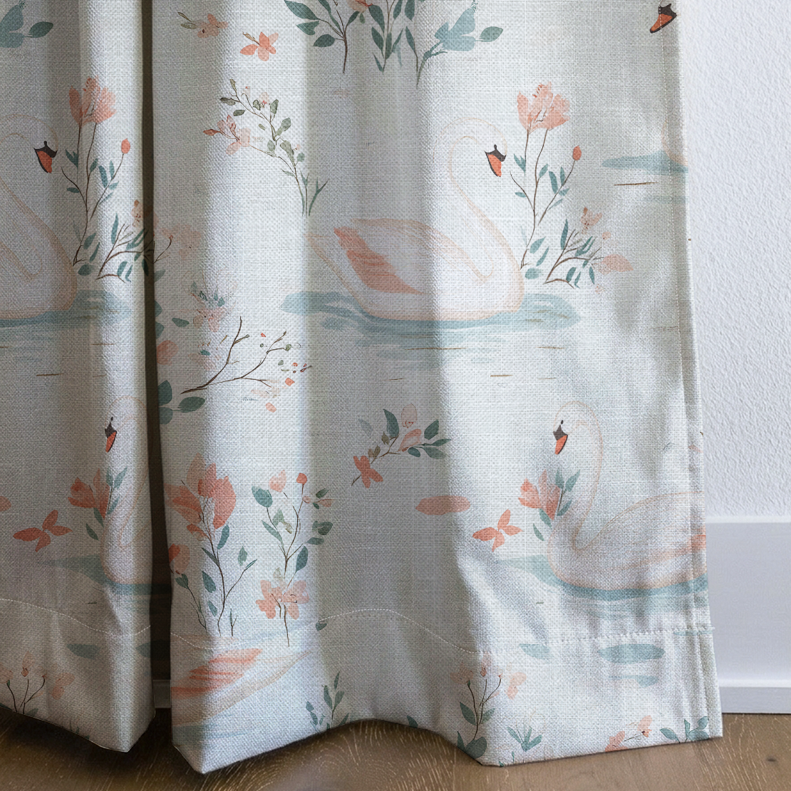 Swan Lake - Drapery — corner closeup