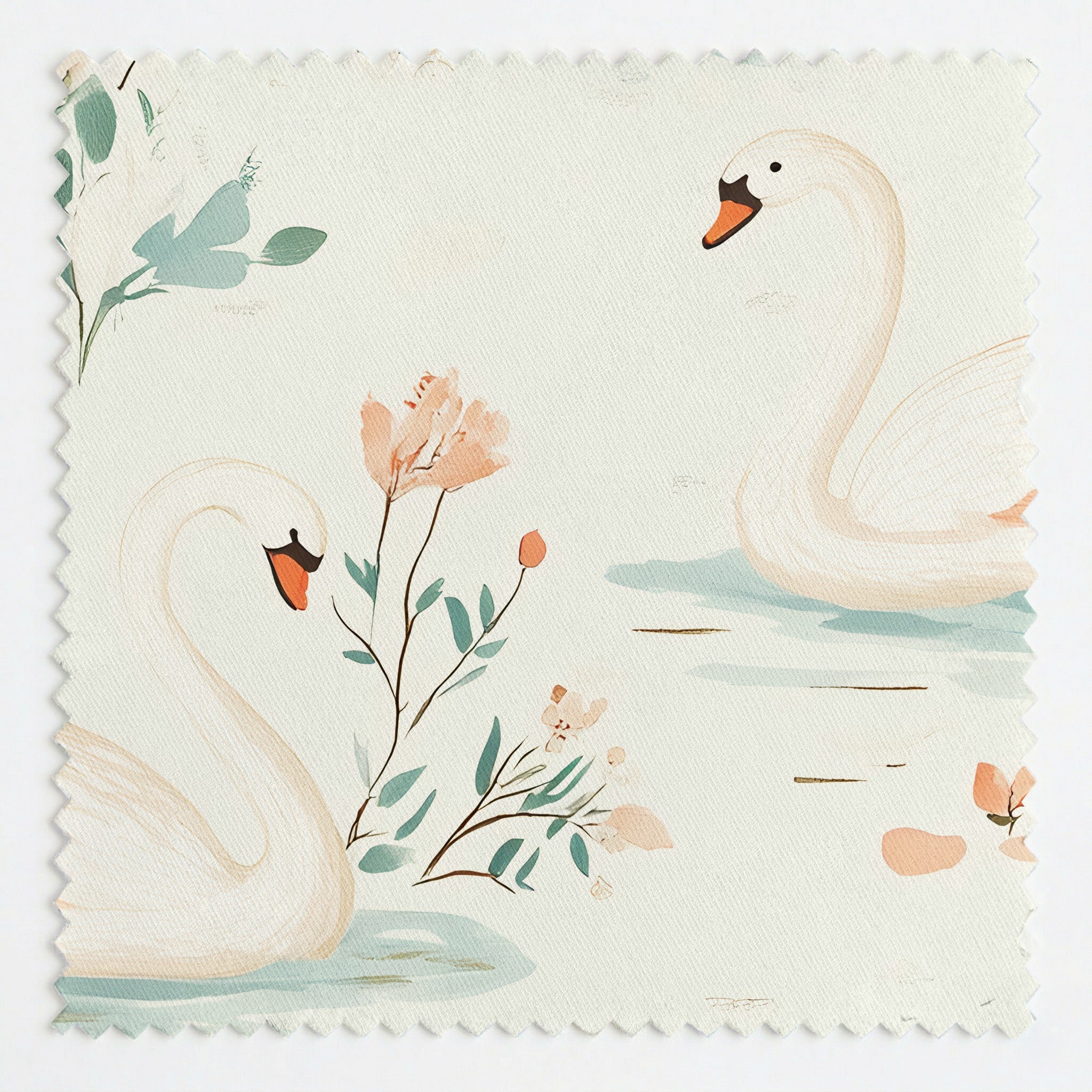 Swan Lake Fabric by the Yard