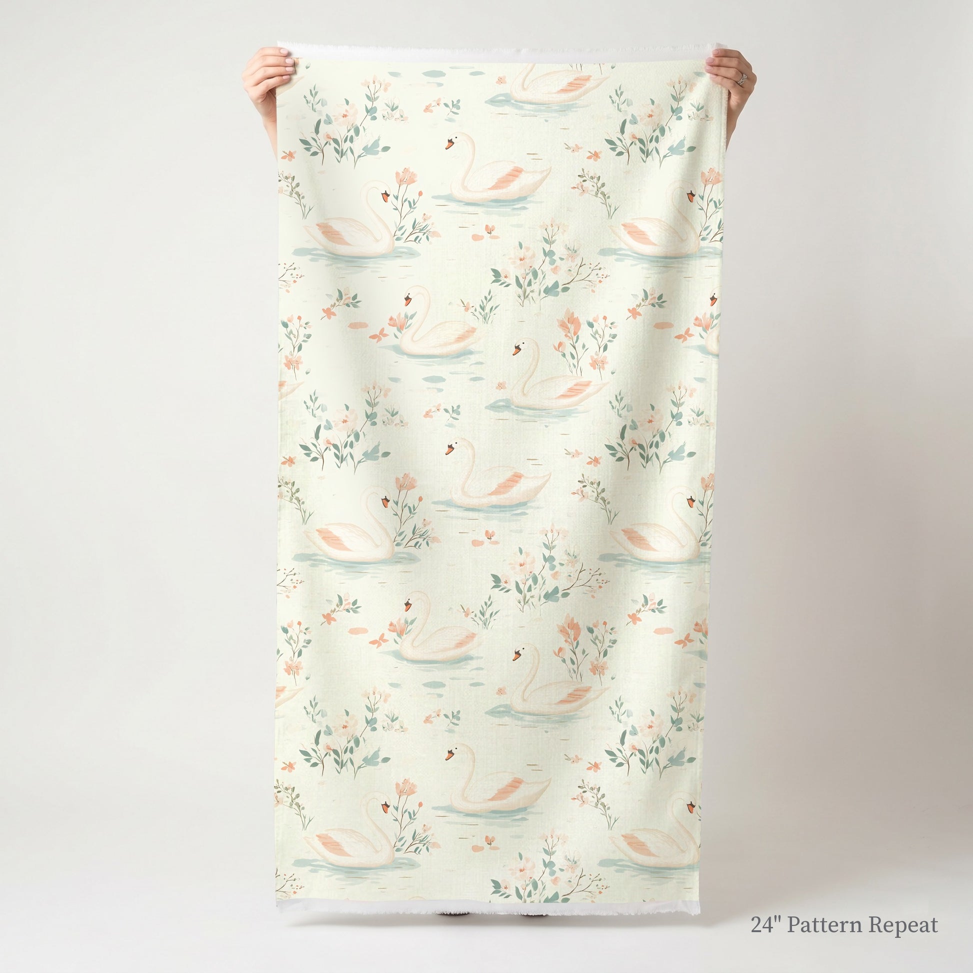 Swan Lake Fabric by the Yard