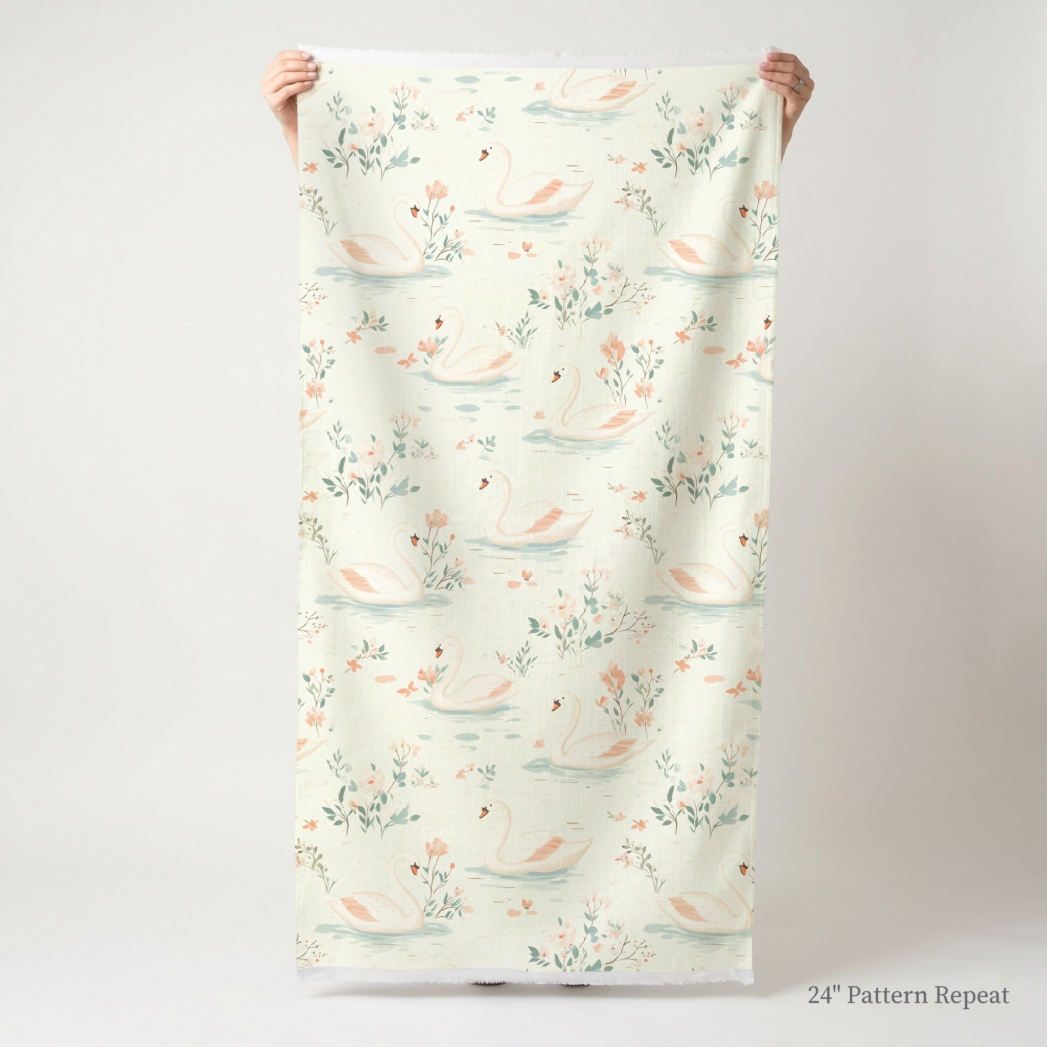 Swan Lake Fabric by the Yard