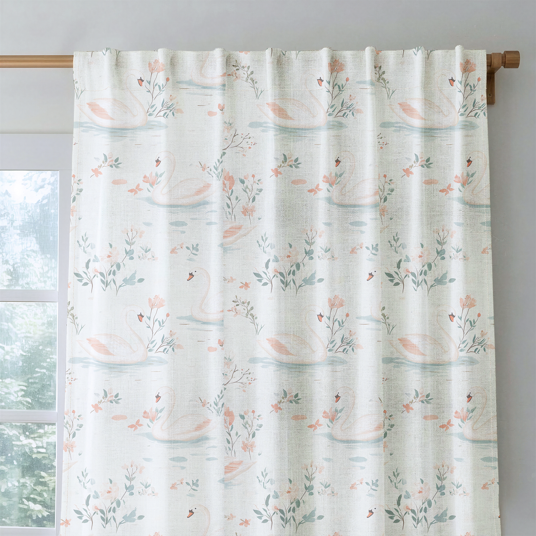 Swan Lake - Drapery — rod