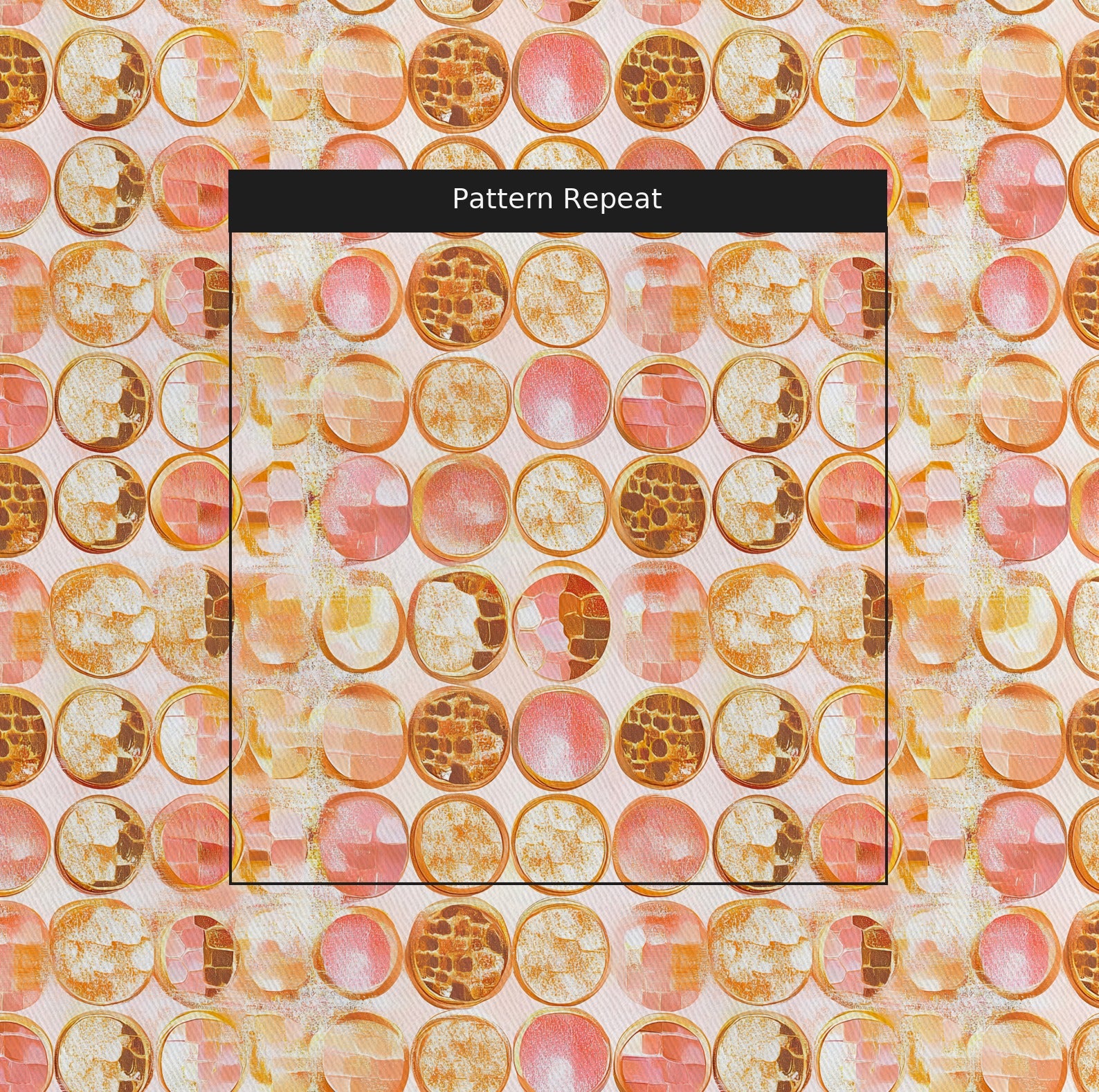 Cleo Fabric by the Yard — pattern repeat