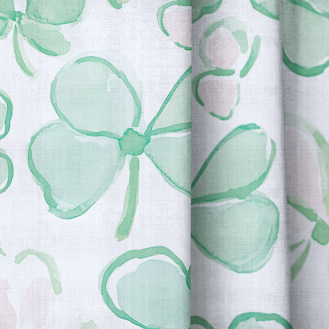Clover's Bliss - Drapery — close up