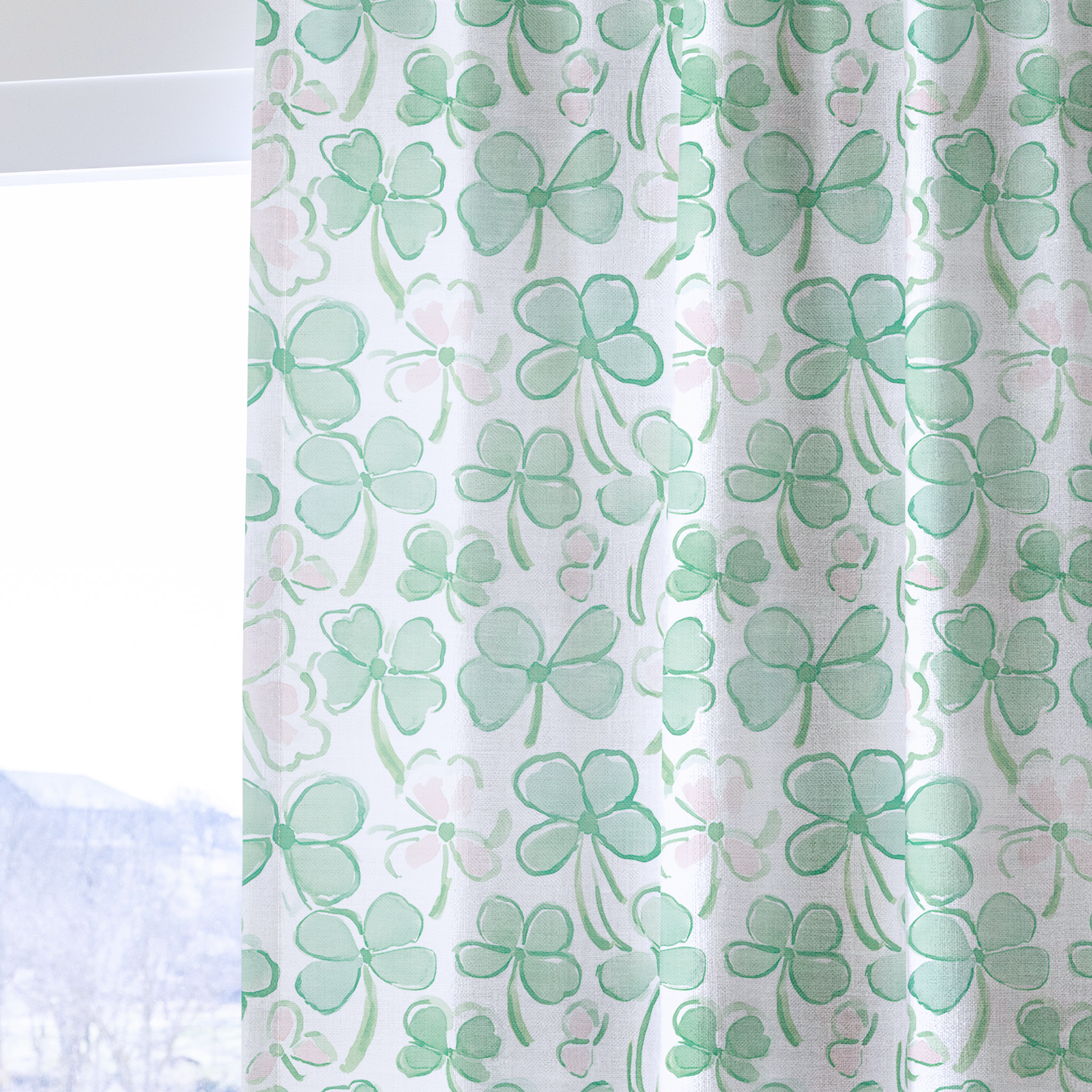 Clover's Bliss - Drapery — one panel