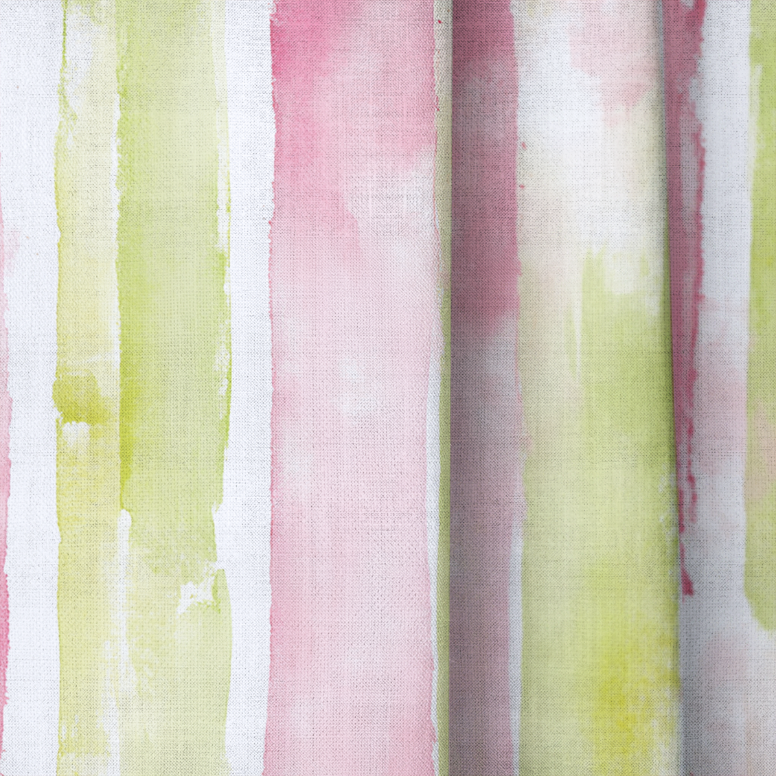 Striped Meadow - Drapery — close up