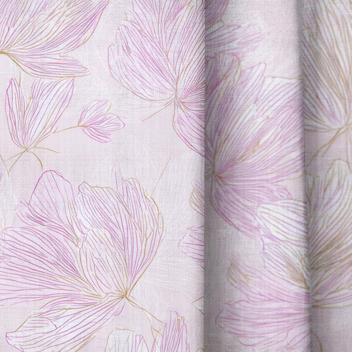 Raspberry Lemonade - Drapery — close up
