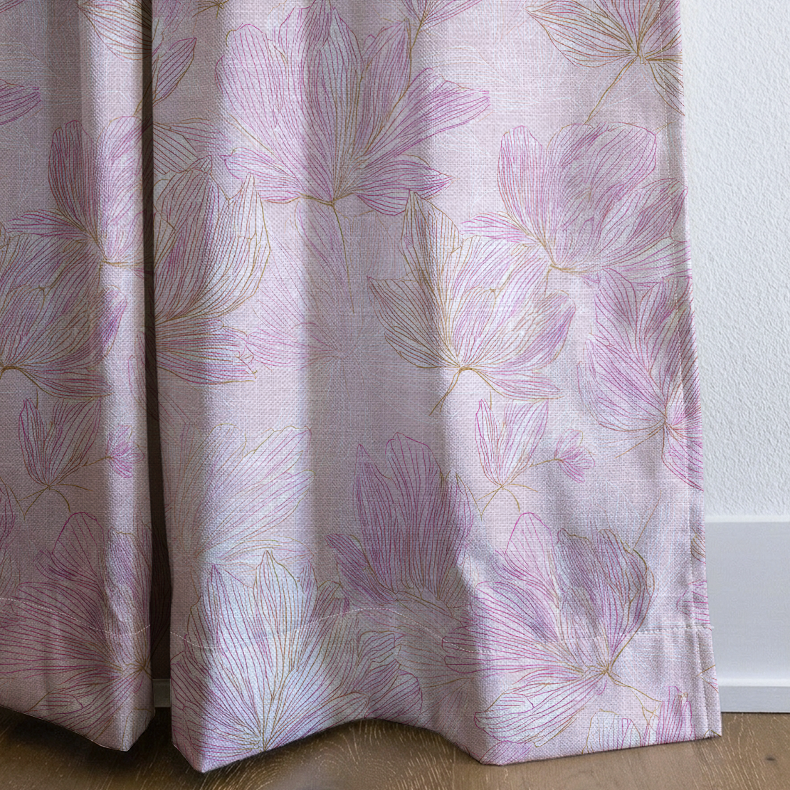 Raspberry Lemonade - Drapery — corner closeup