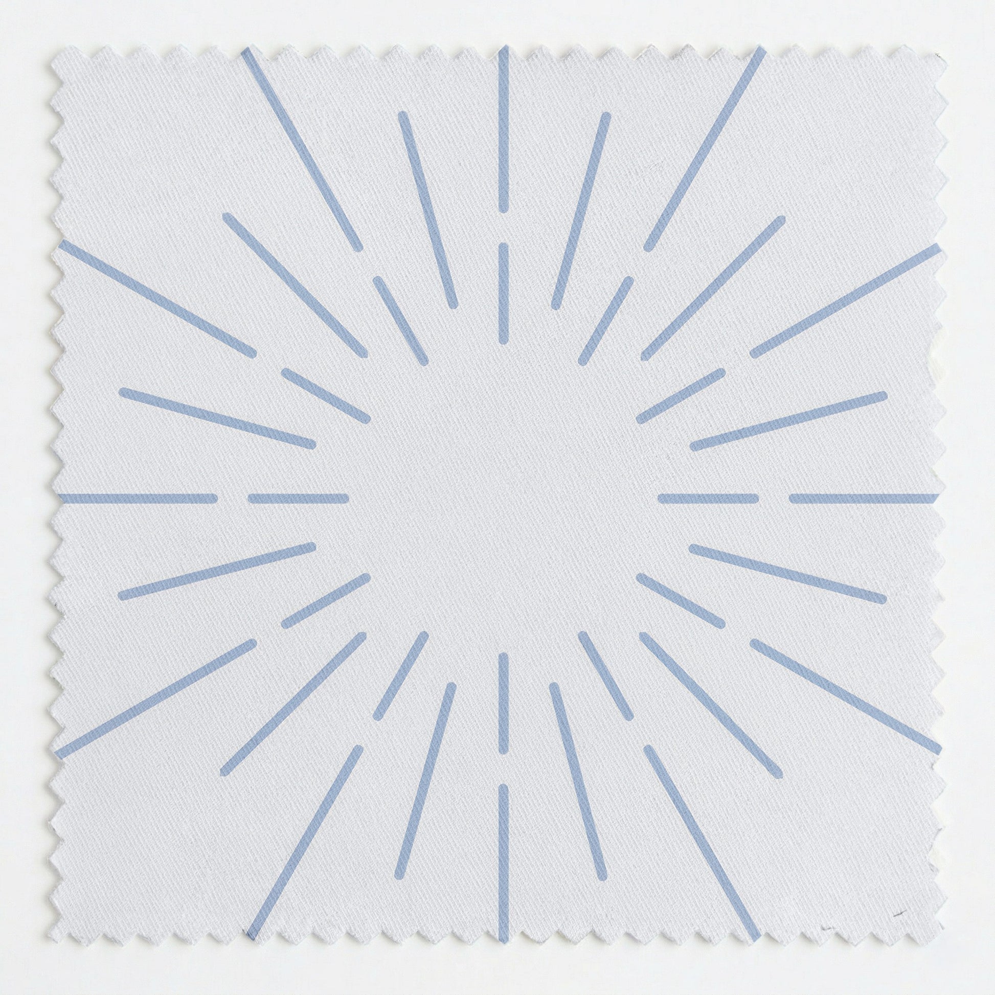 Sunburst on Blue Fabric by the Yard