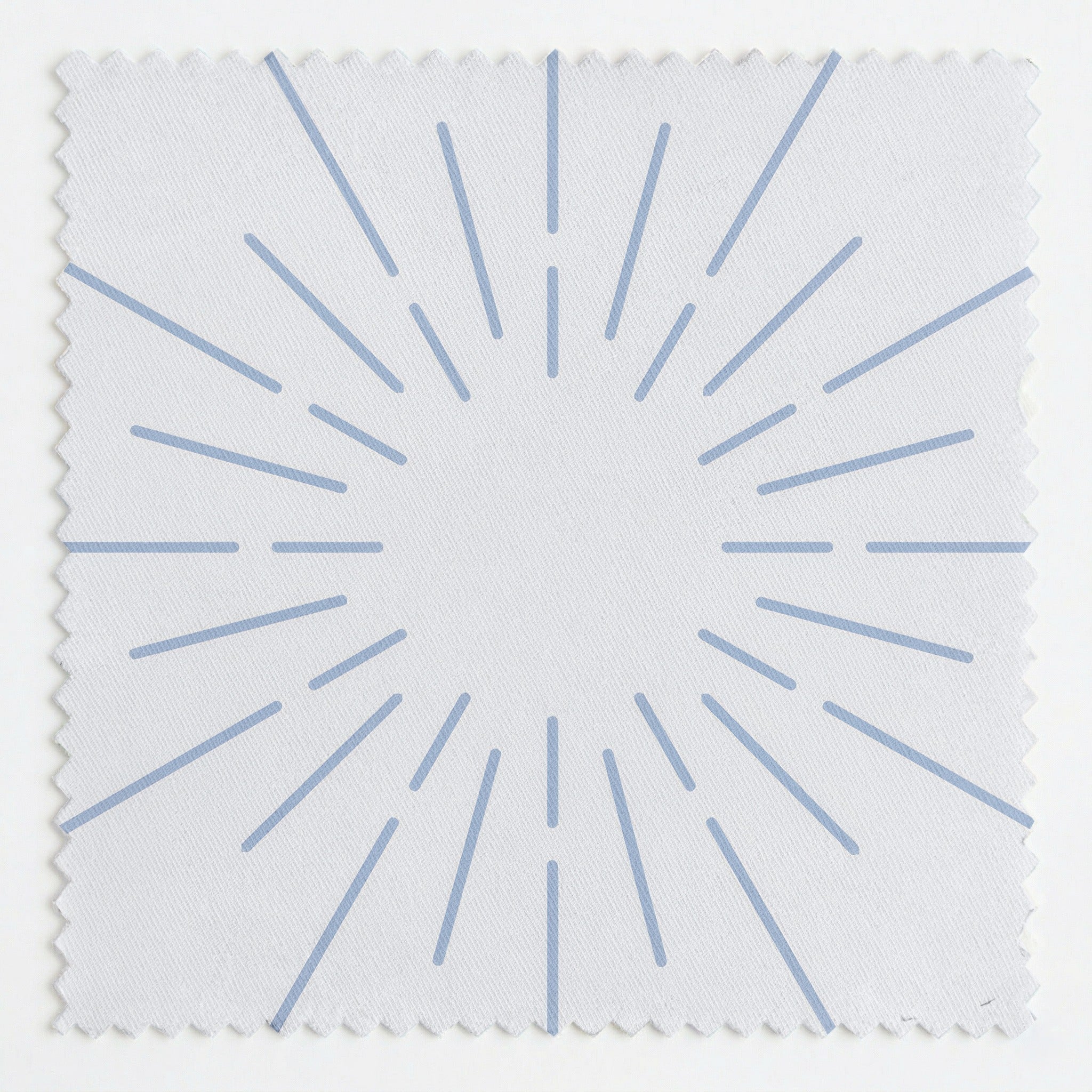 Sunburst on Blue Fabric by the Yard