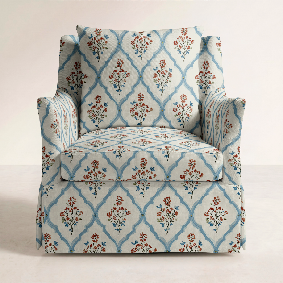 The Eleanor Chair in Chambray Tiles