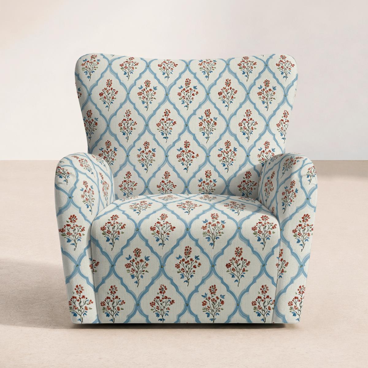 The Winston Chair in Chambray Tiles