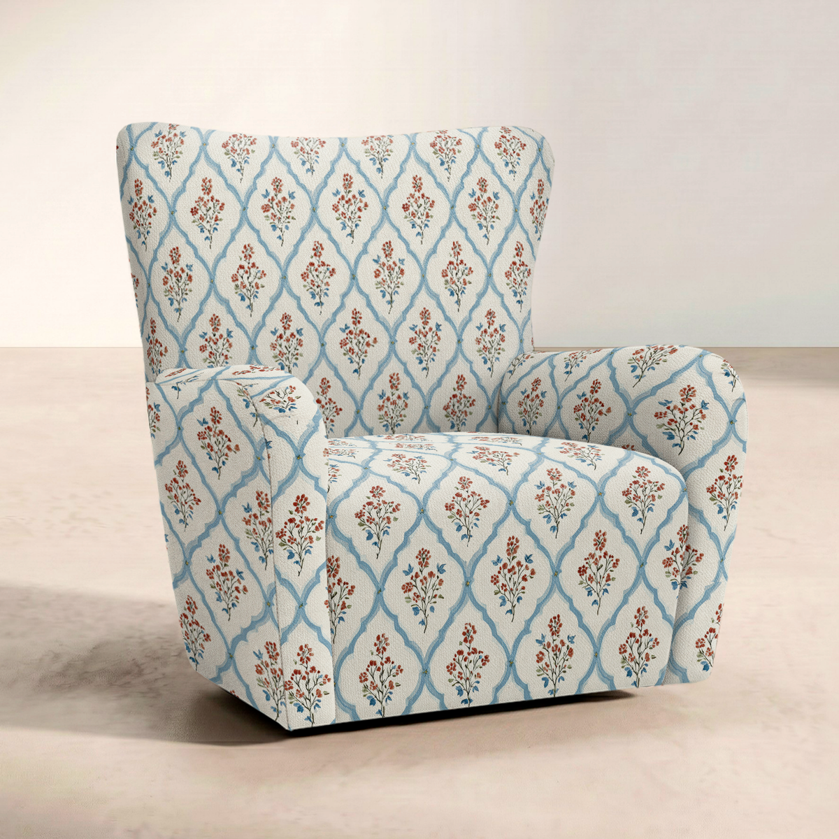 The Winston Chair in Chambray Tiles