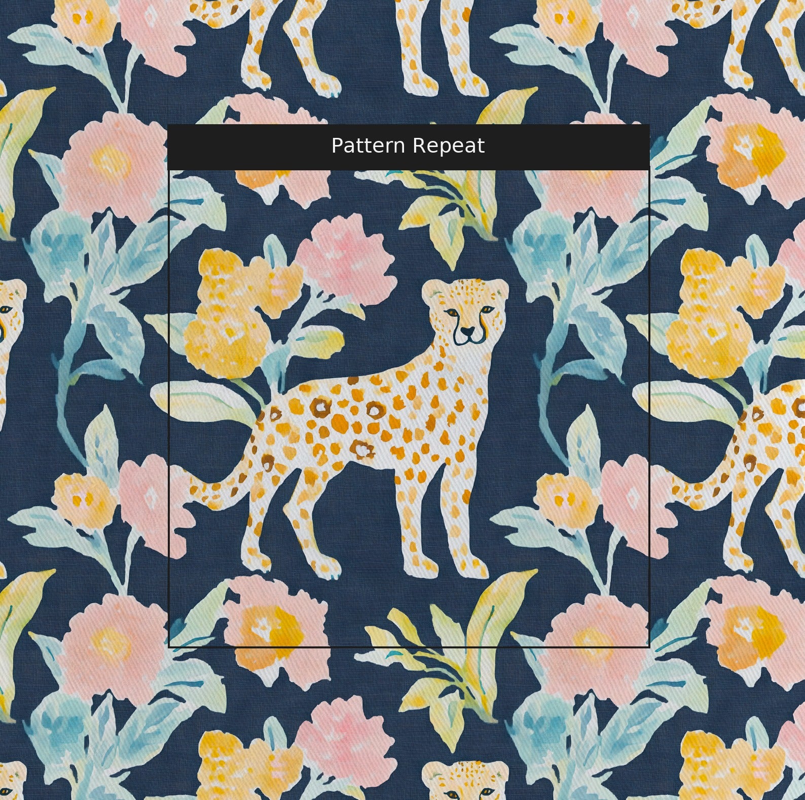 Lillith Fabric by the Yard — pattern repeat