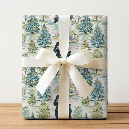 Woods Black - Wrapping Paper