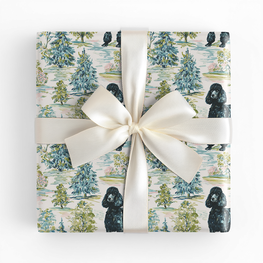 Woods Black - Wrapping Paper