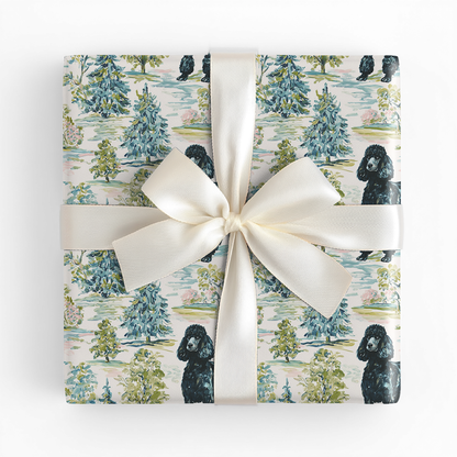 Woods Black - Wrapping Paper