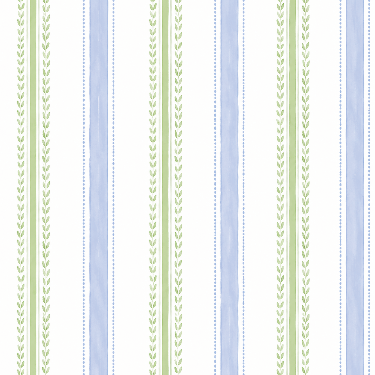 Leaf Me Be Garden Stripe Wallpaper