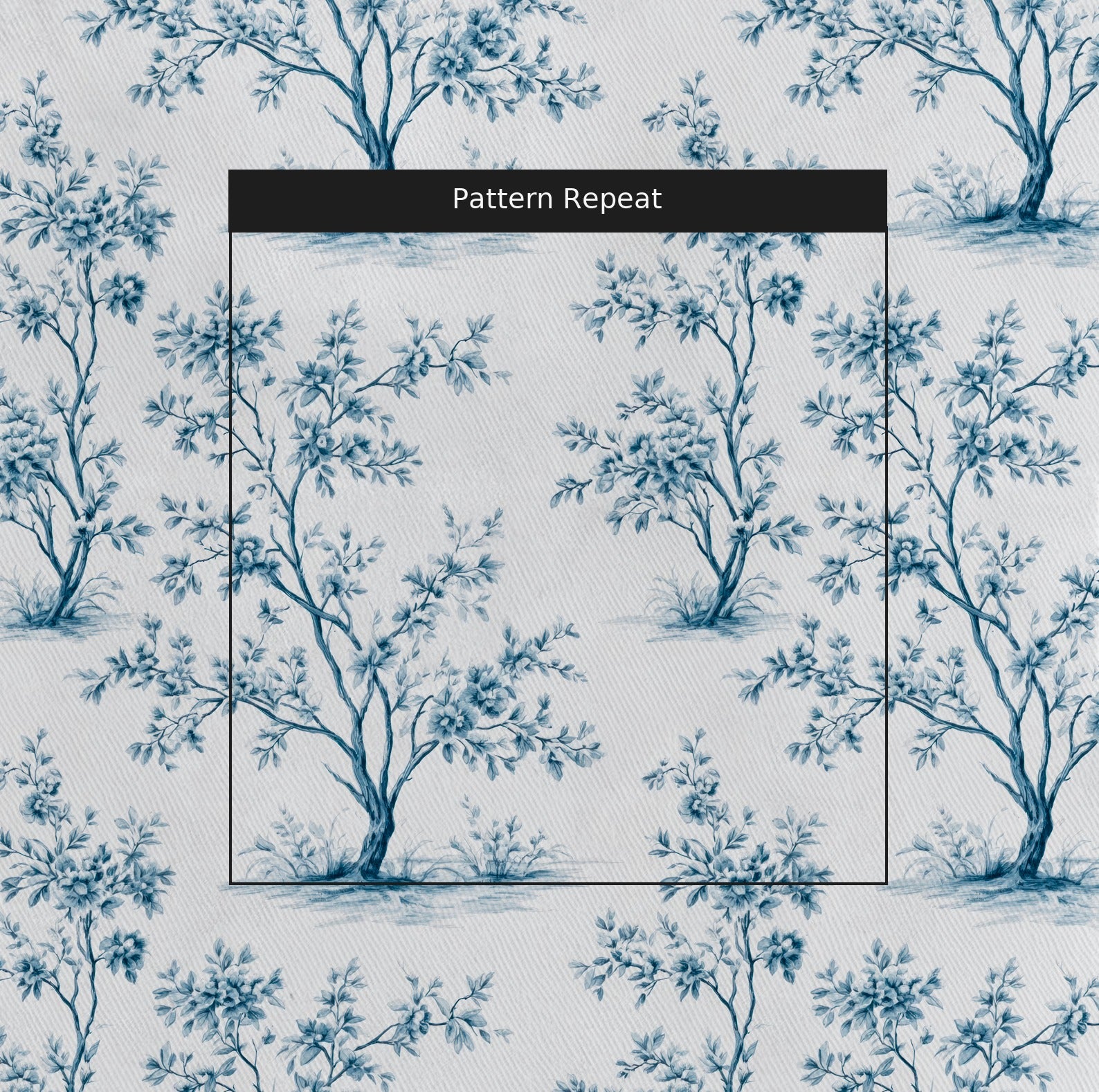 Waters Way Fabric by the Yard — pattern repeat