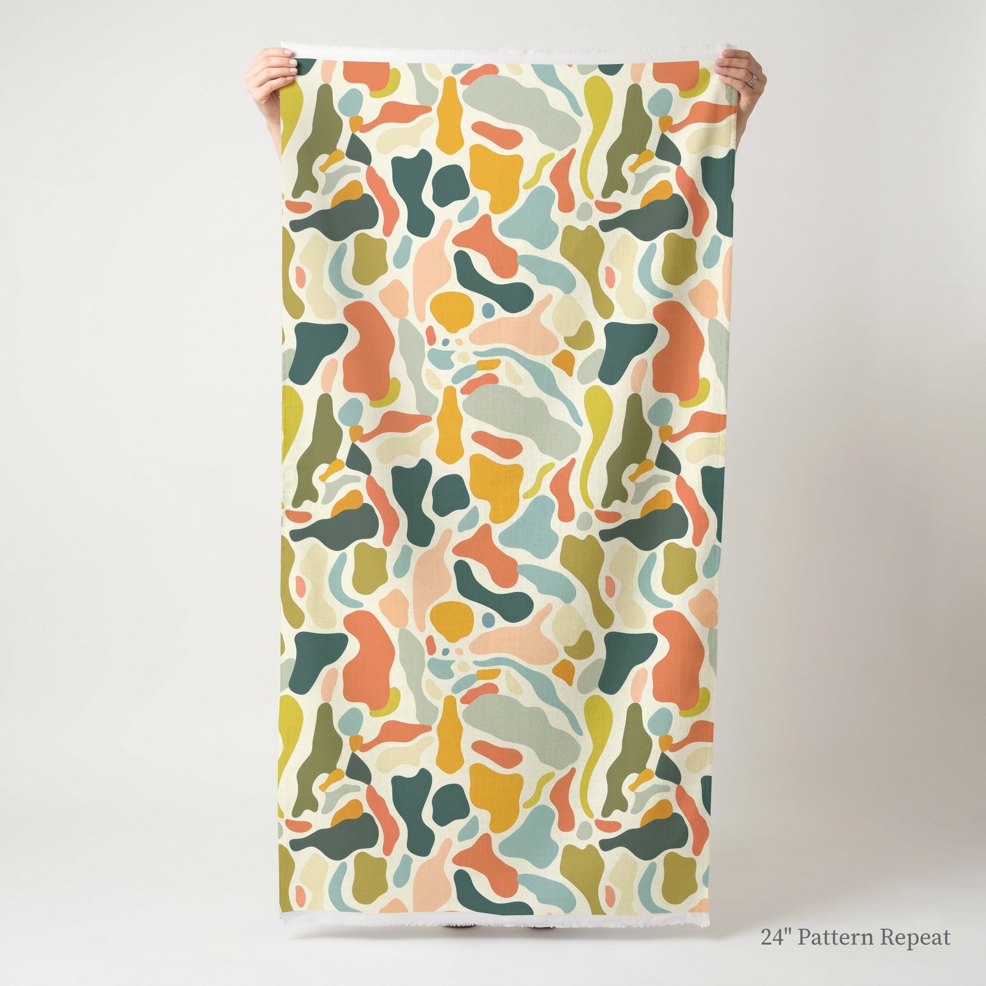 Whimsical Terra Fabric by the Yard
