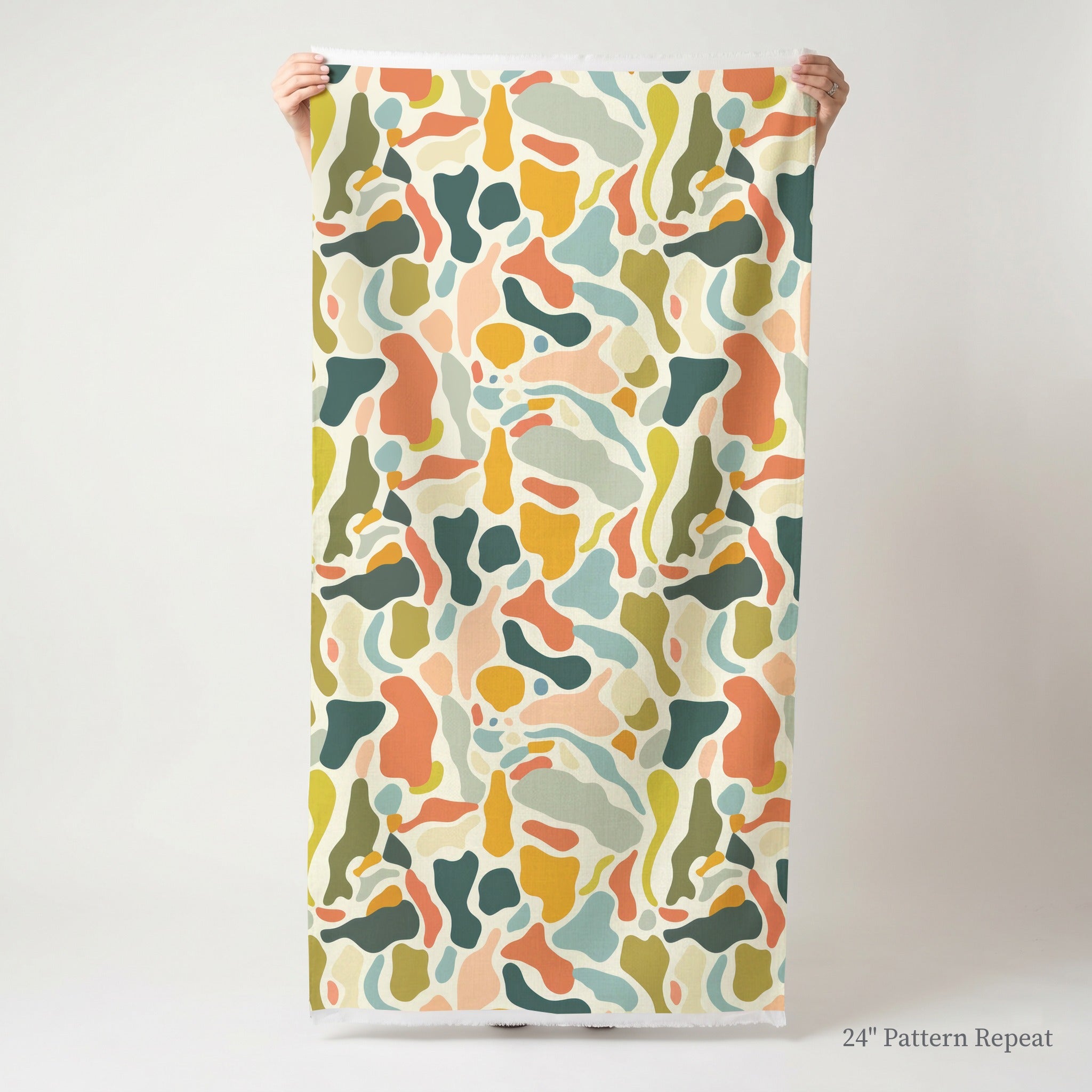 Whimsical Terra Fabric by the Yard