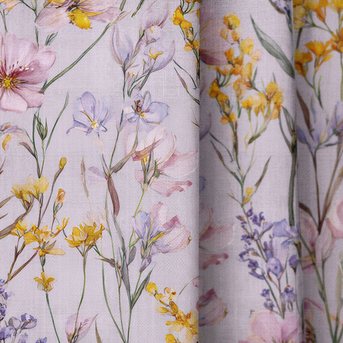Wildflower Veil - Drapery — close up