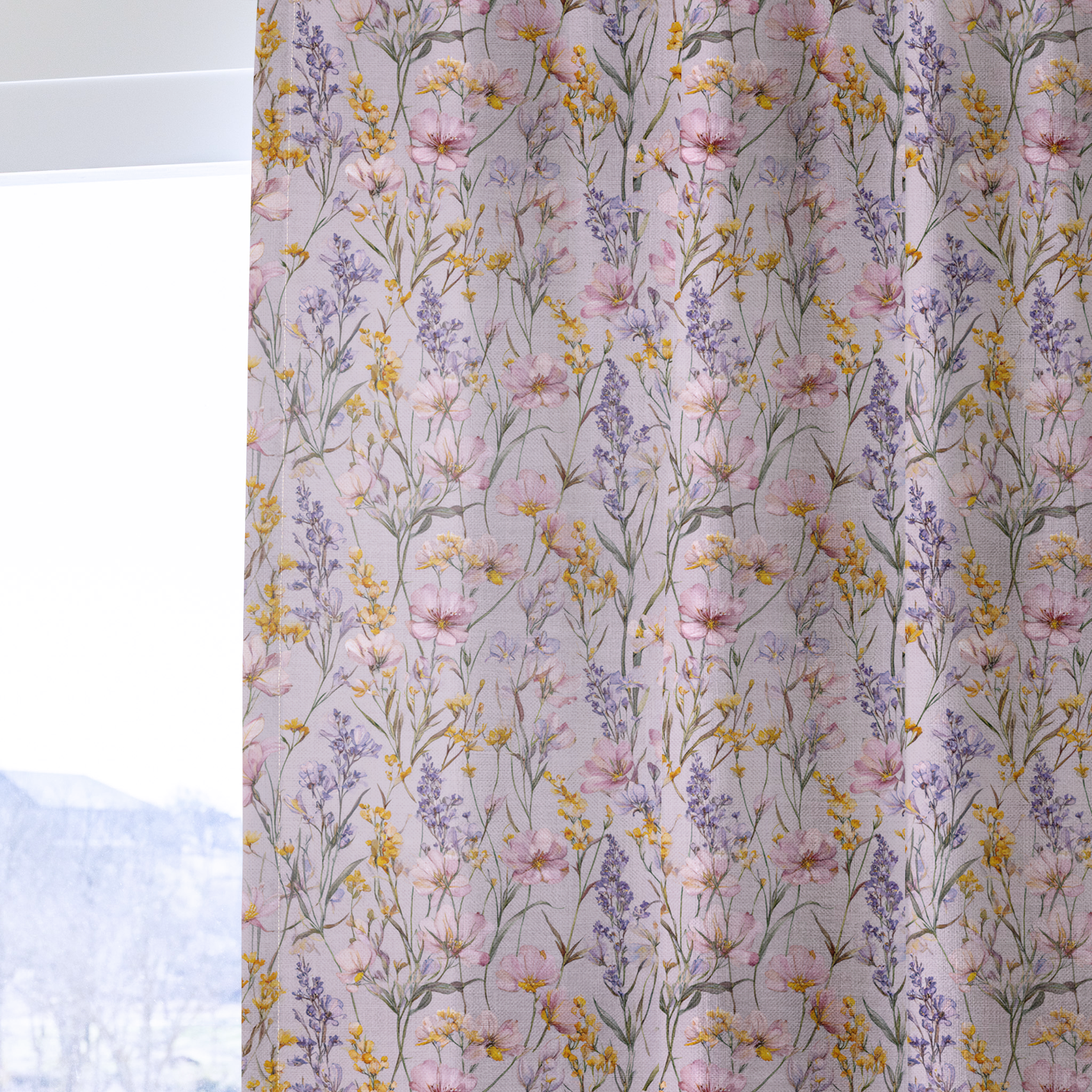 Wildflower Veil - Drapery — one panel