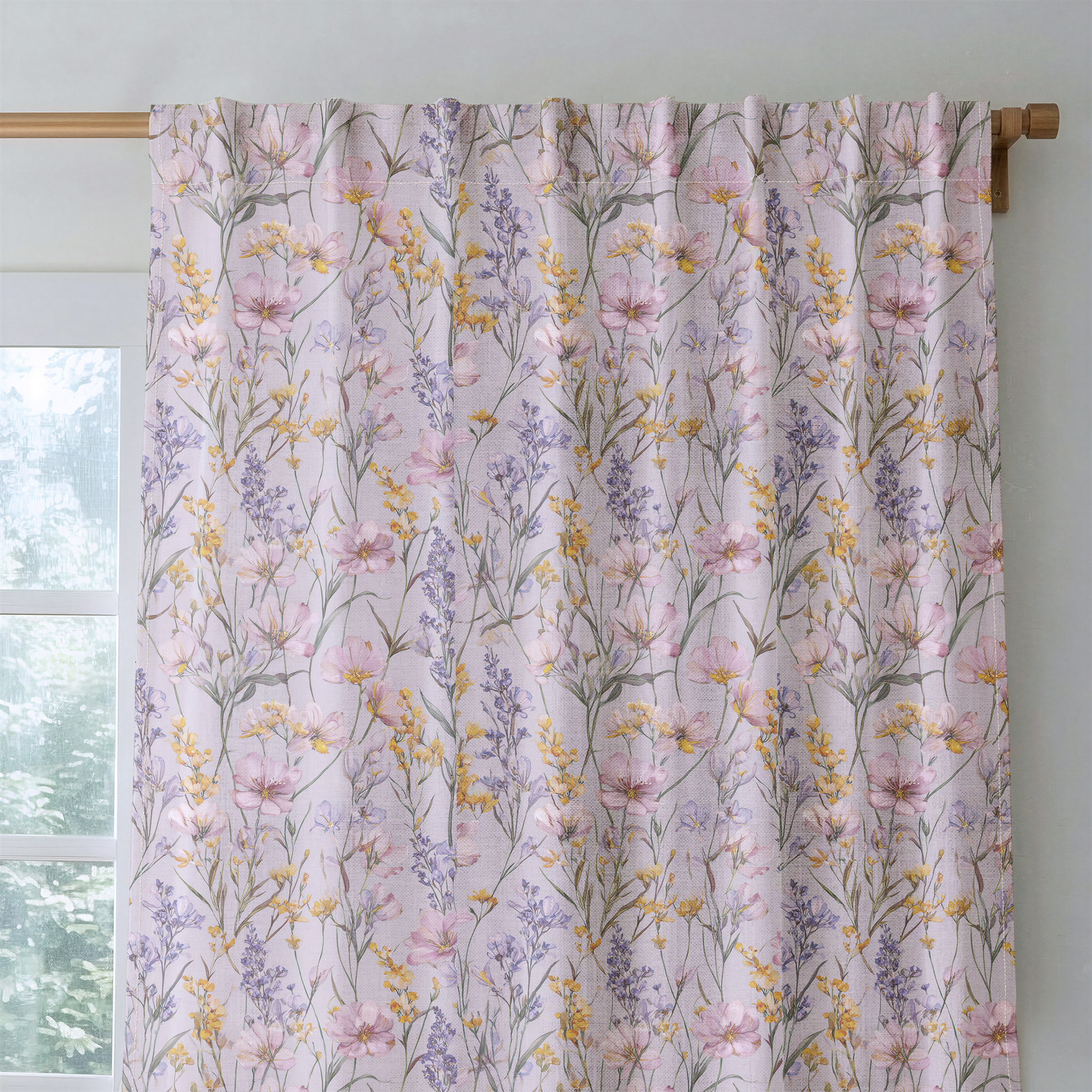 Wildflower Veil - Drapery — rod