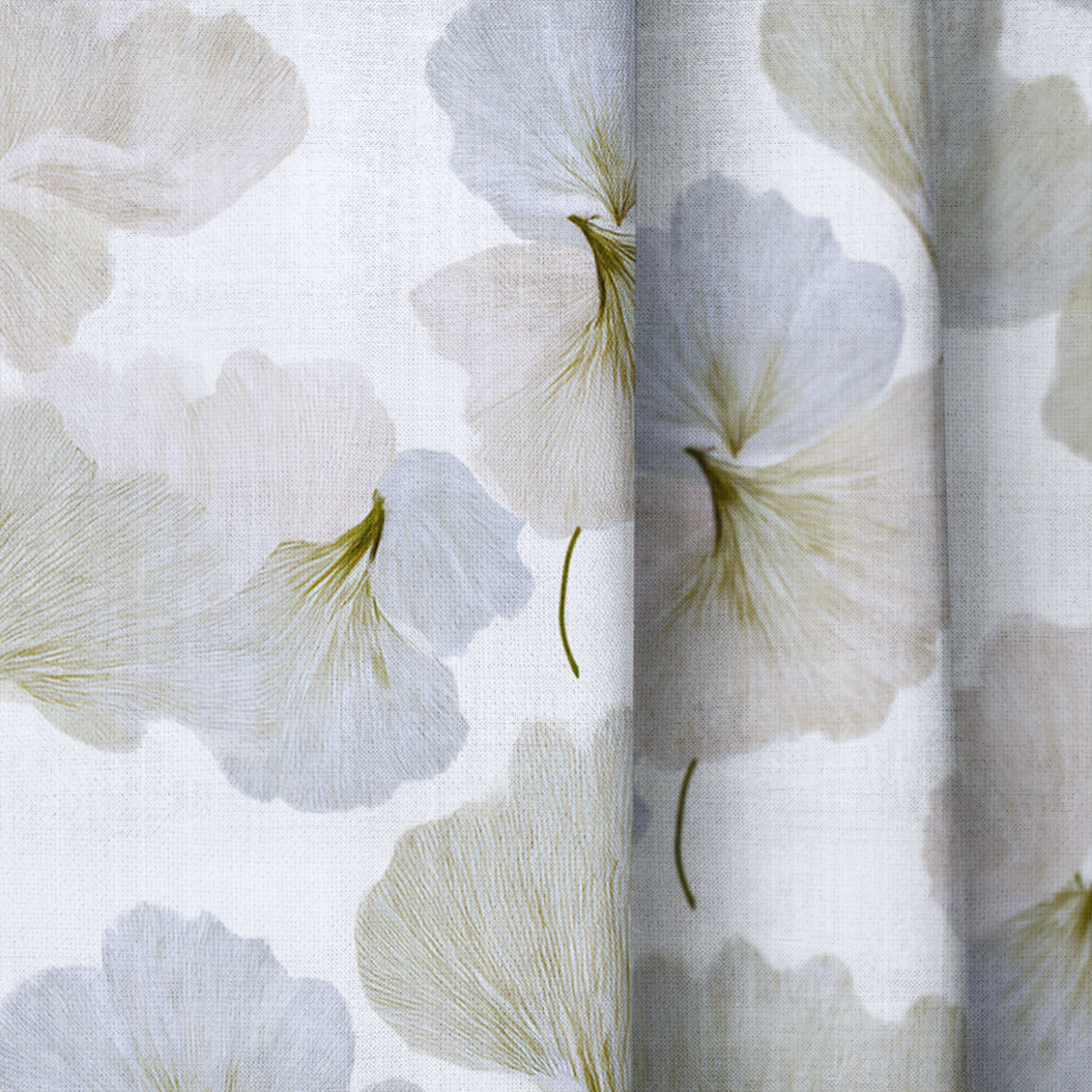 Ginkgo Veil - Drapery — close up