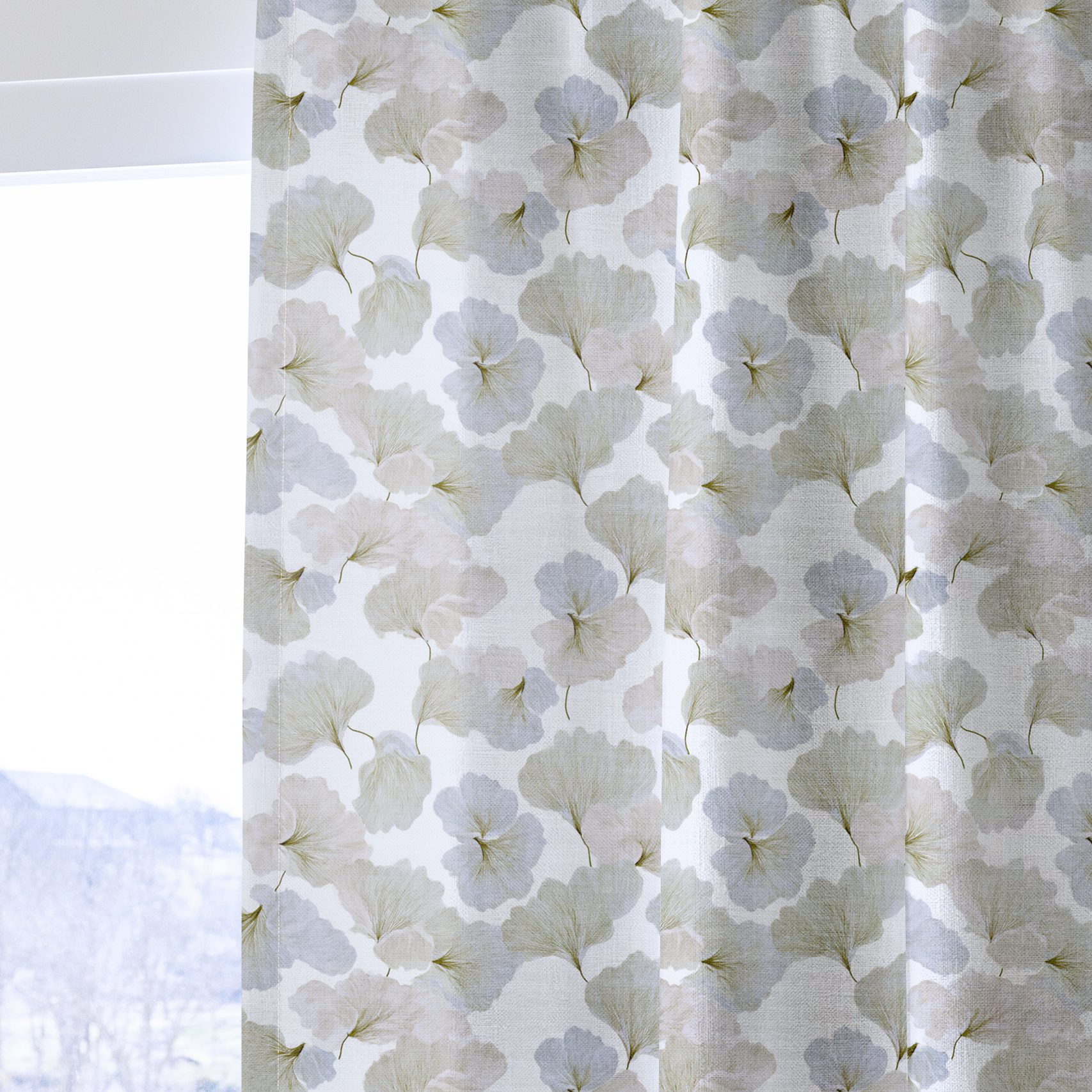 Ginkgo Veil - Drapery — one panel