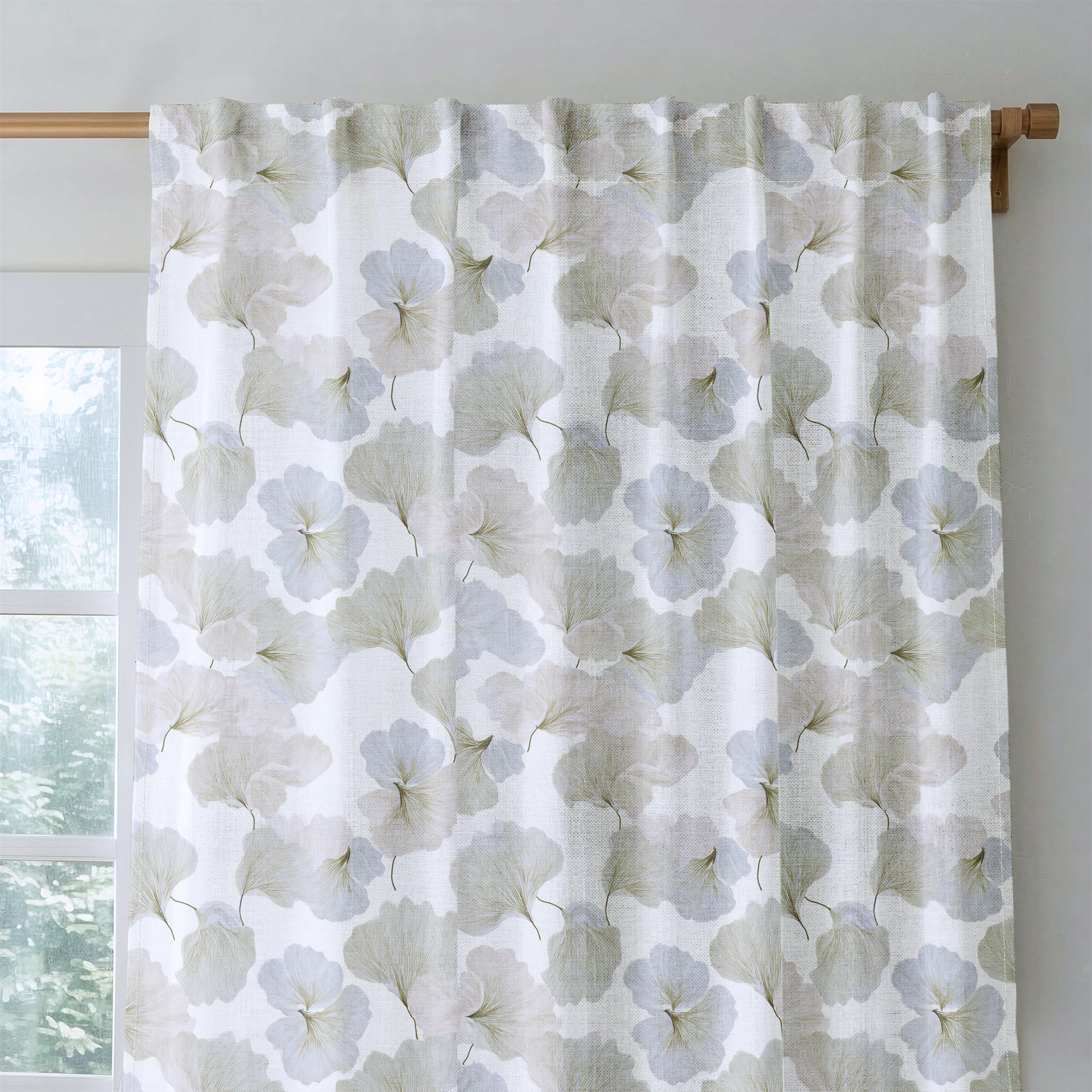 Ginkgo Veil - Drapery — rod
