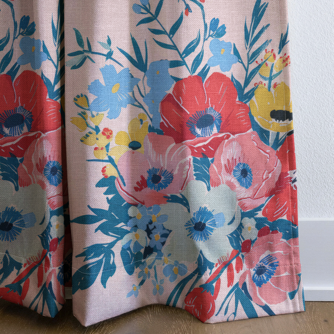 Ella's Eden - Drapery — corner closeup