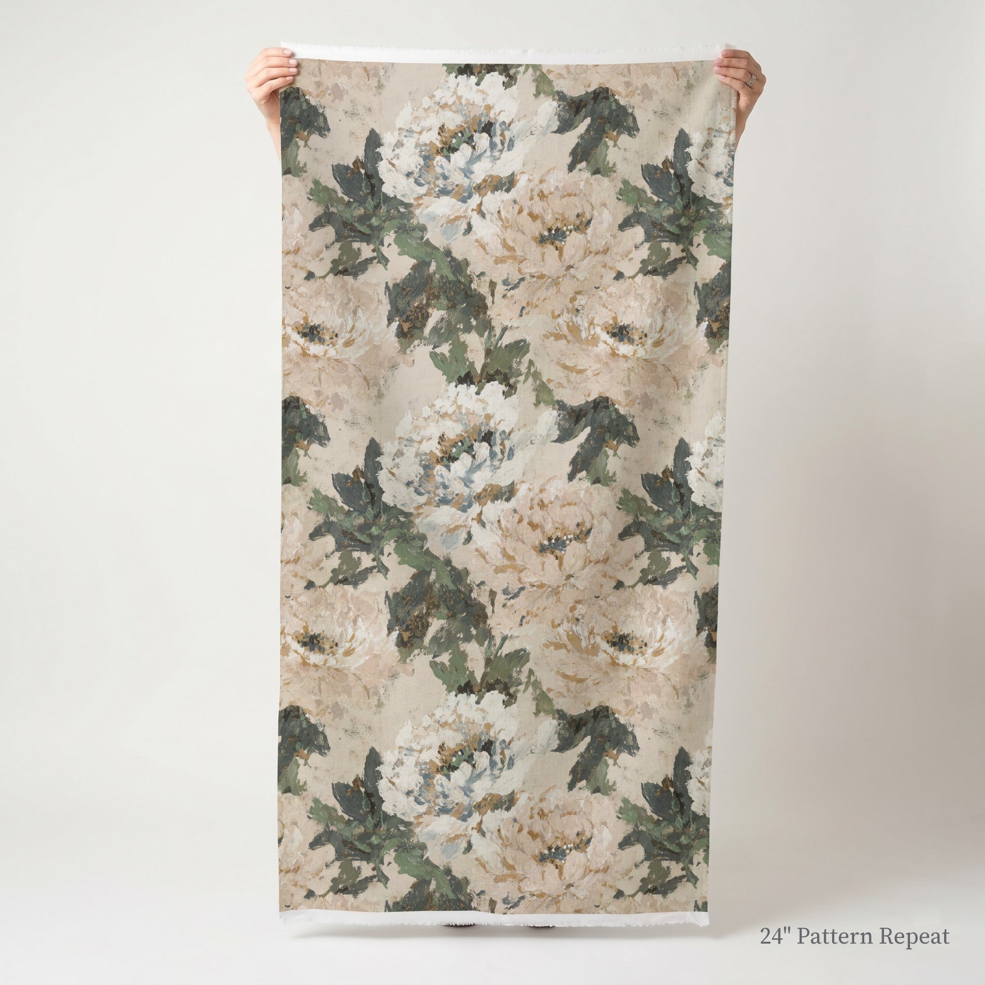 Soft Peony Fabric by the Yard