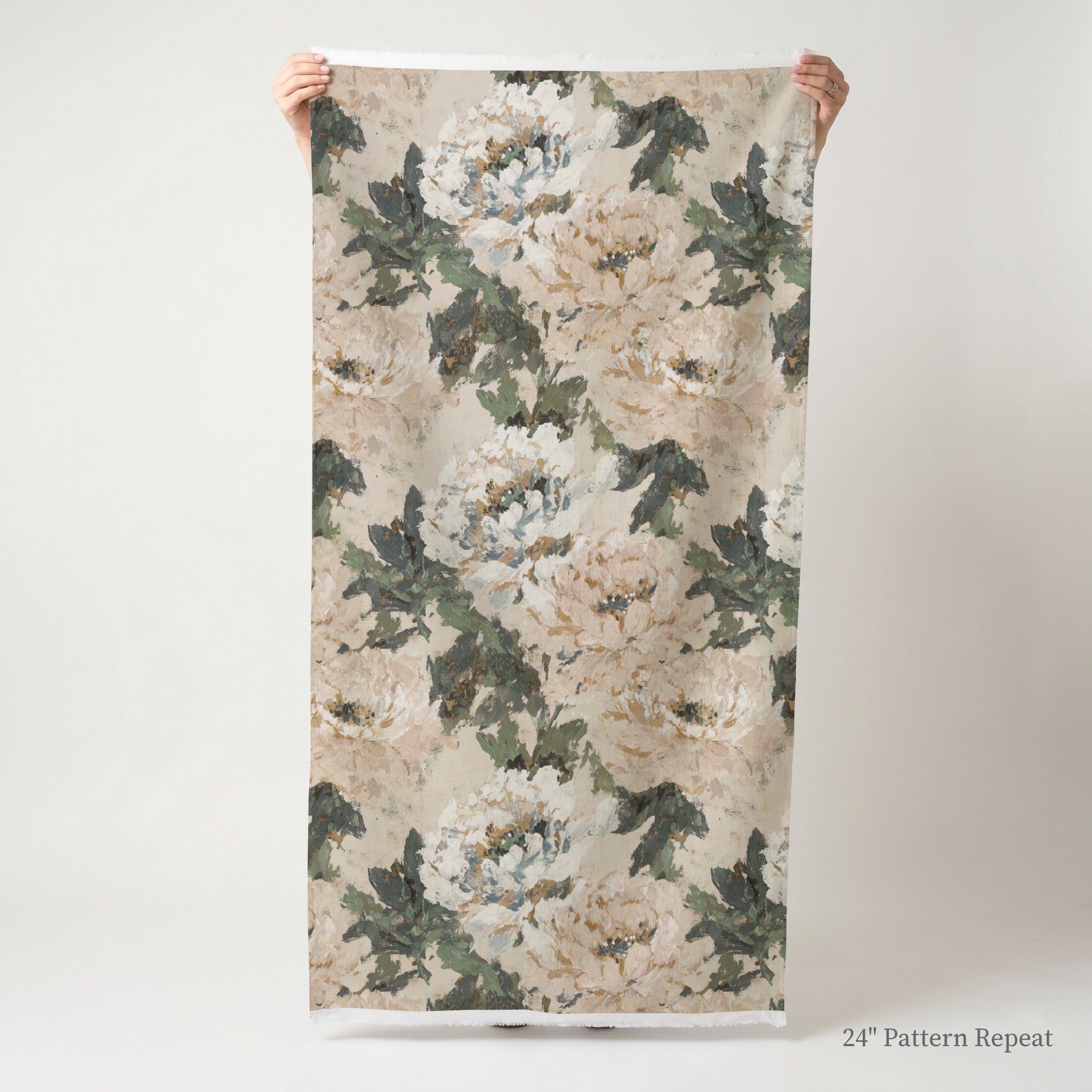 Soft Peony Fabric by the Yard