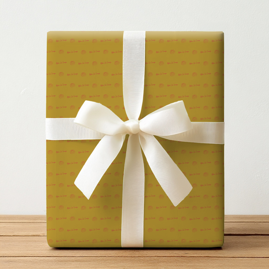 Alpha Chi Gold Script - Wrapping Paper
