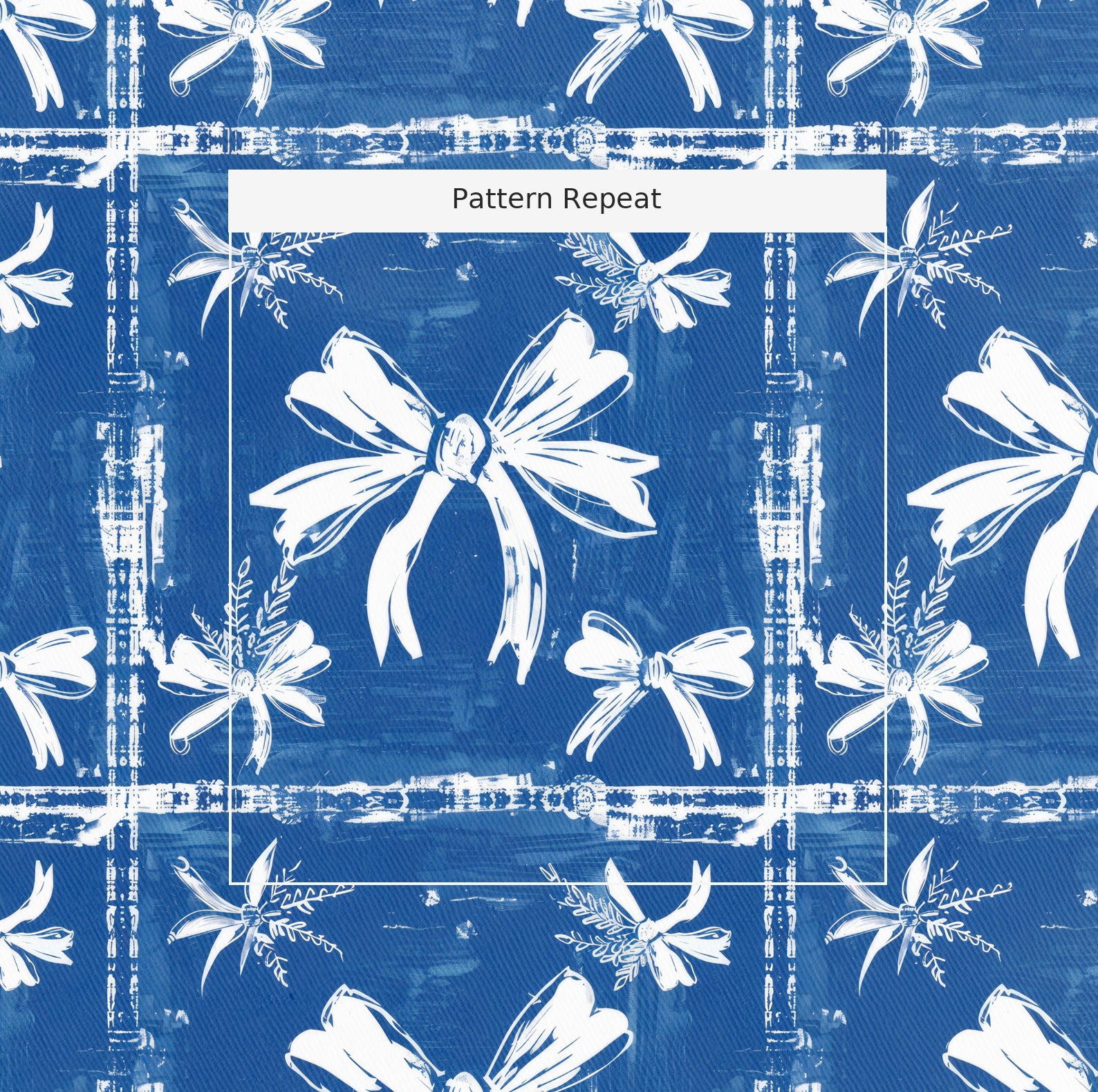 Bianca's Bowtique Fabric by the Yard — pattern repeat