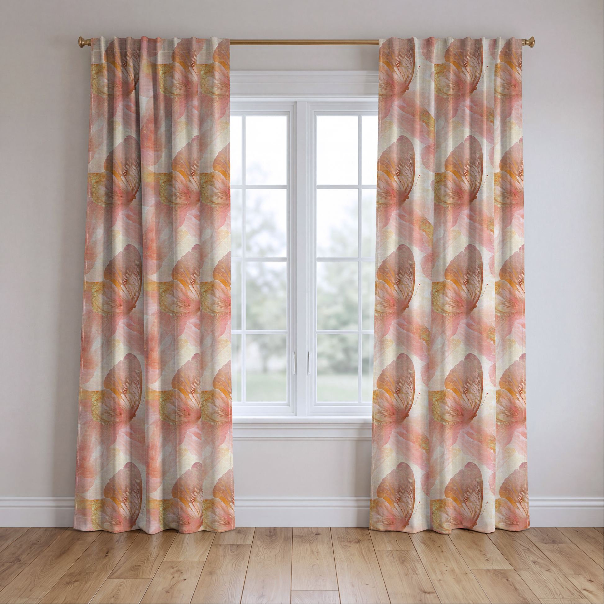Lena - Drapery — two panels