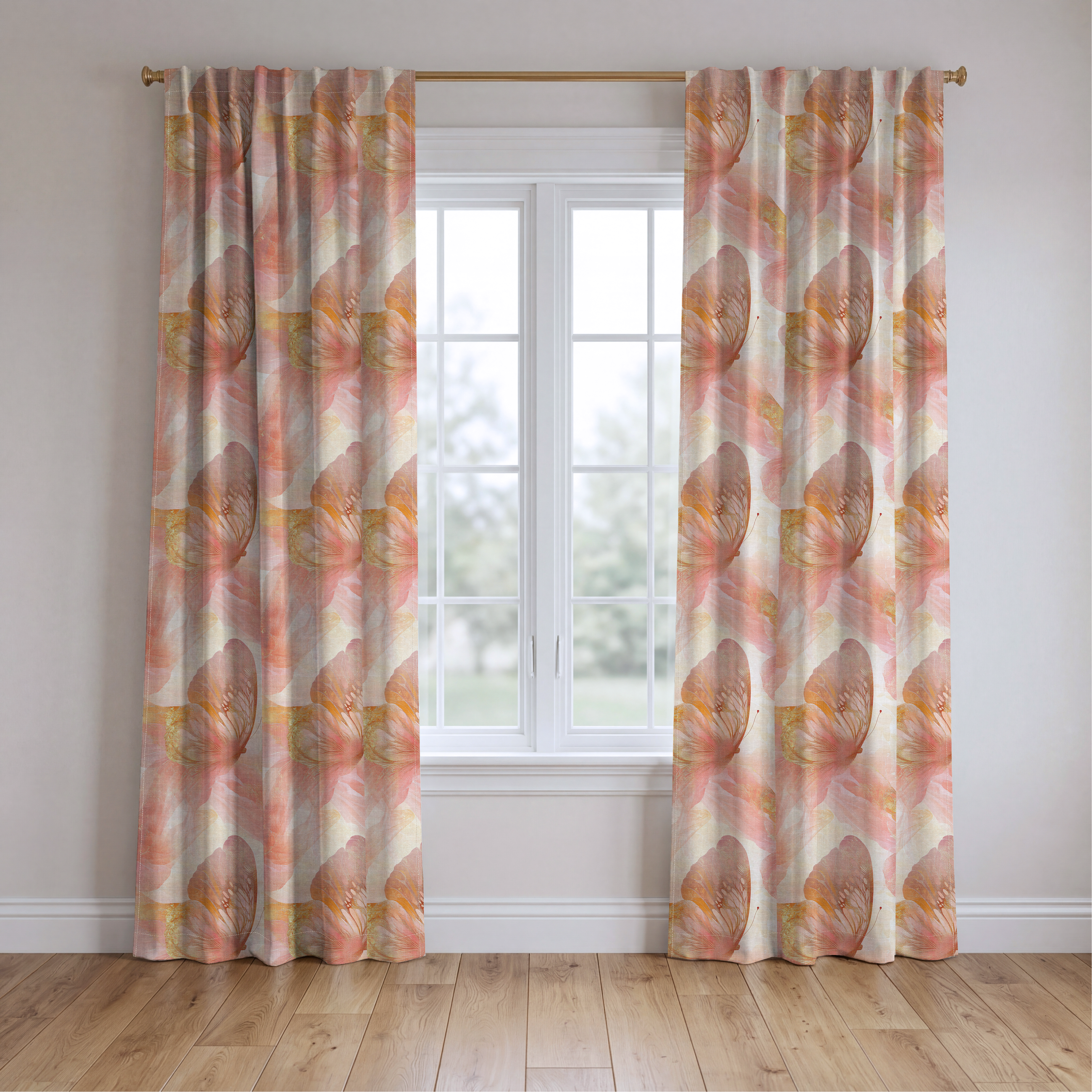 Lena - Drapery — two panels