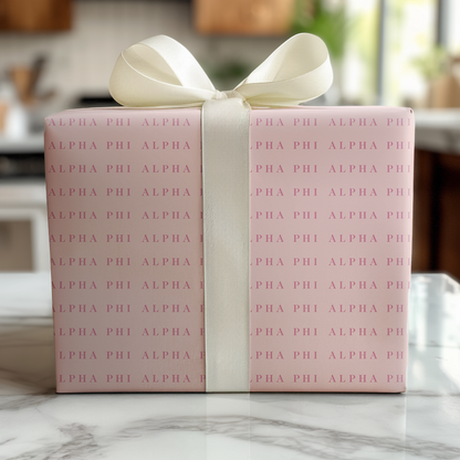 Alpha Phi Wordmark - Wrapping Paper