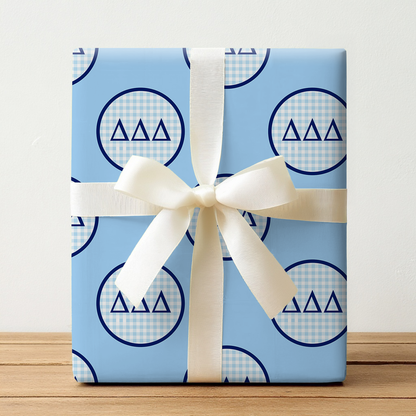 Delta Checkered Charm - Wrapping Paper