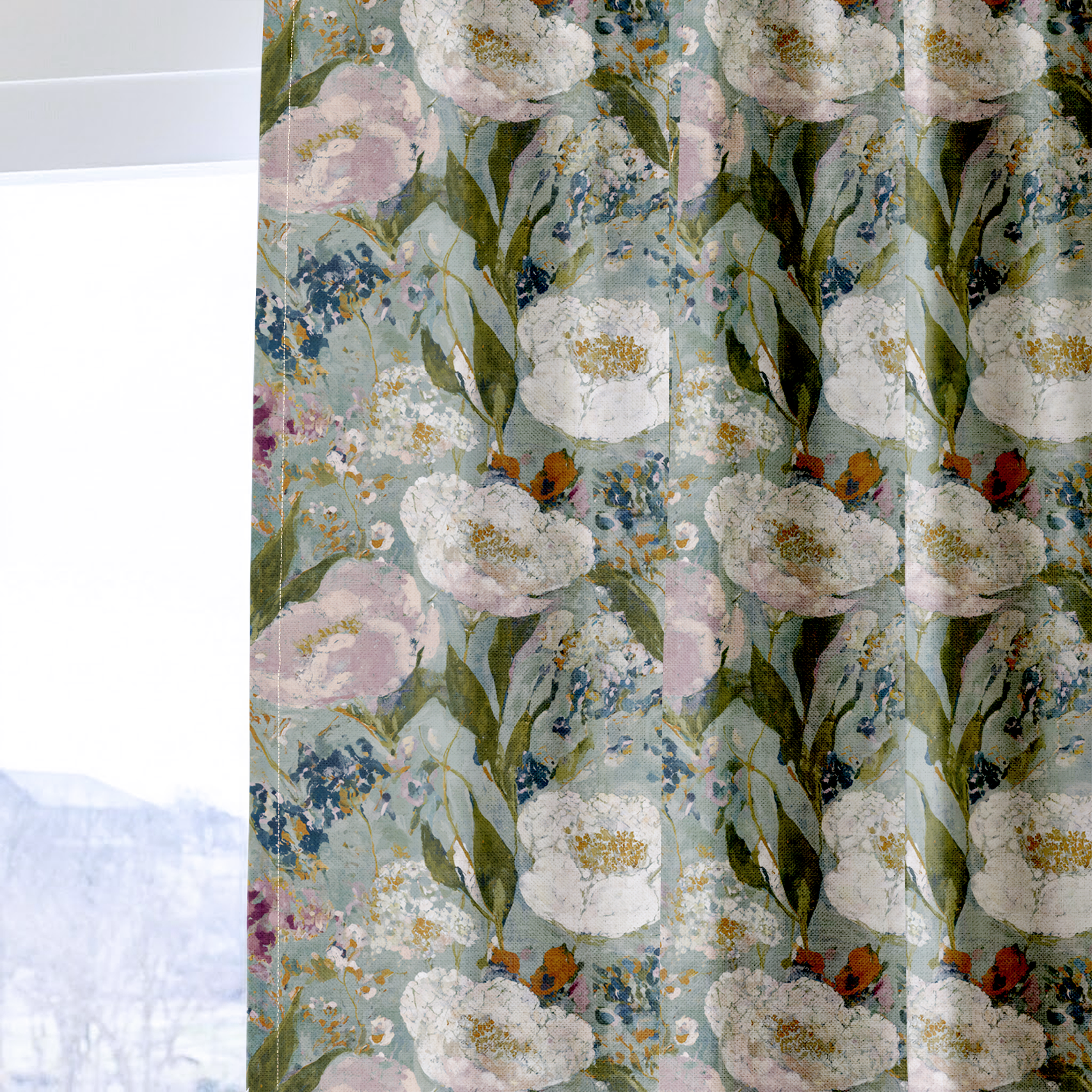 Open Petal - Drapery — one panel