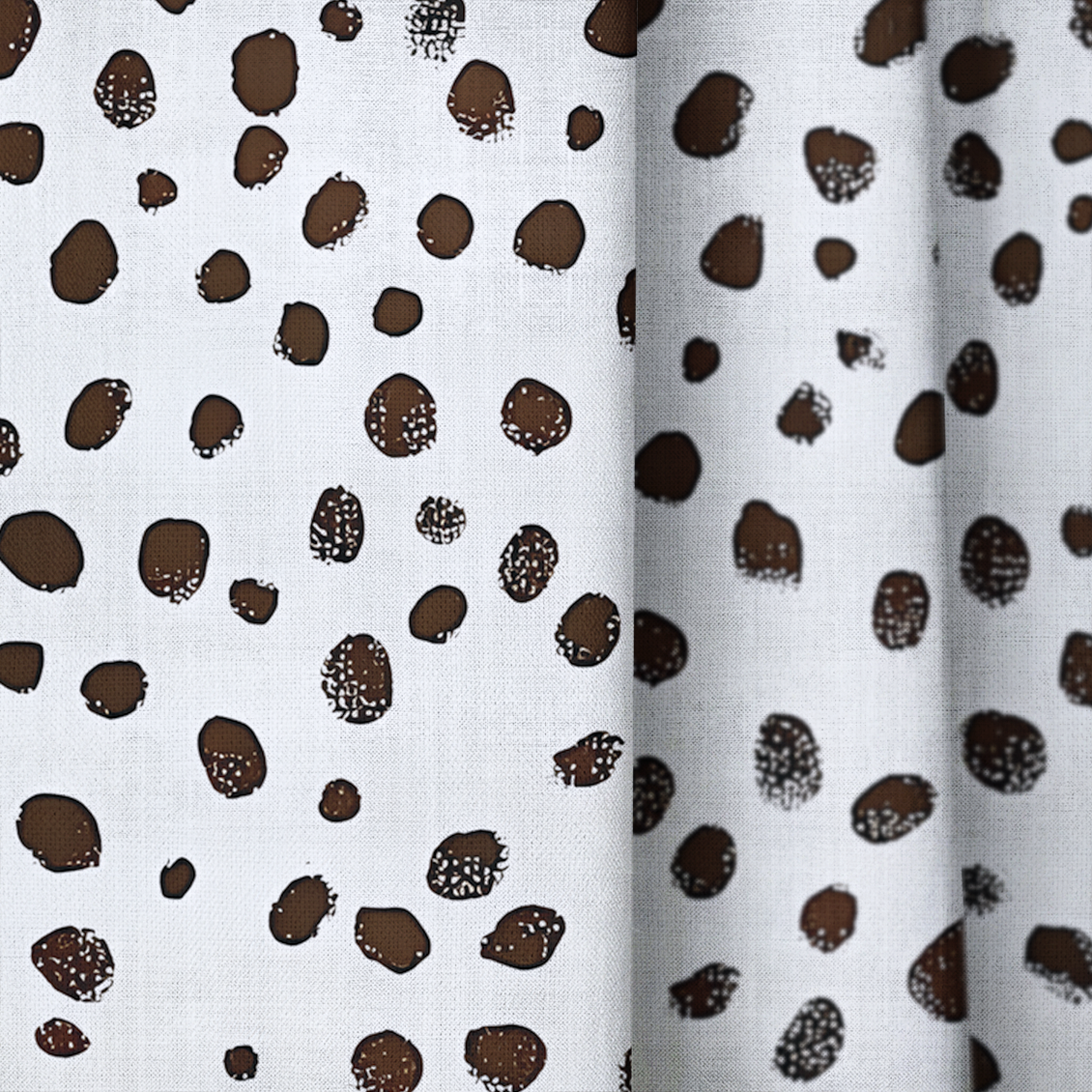 Dalmatian Dots - Drapery — close up