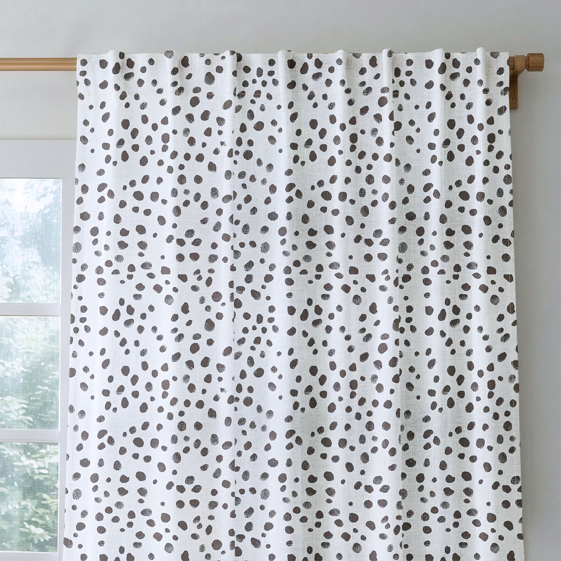 Dalmatian Dots - Drapery — rod