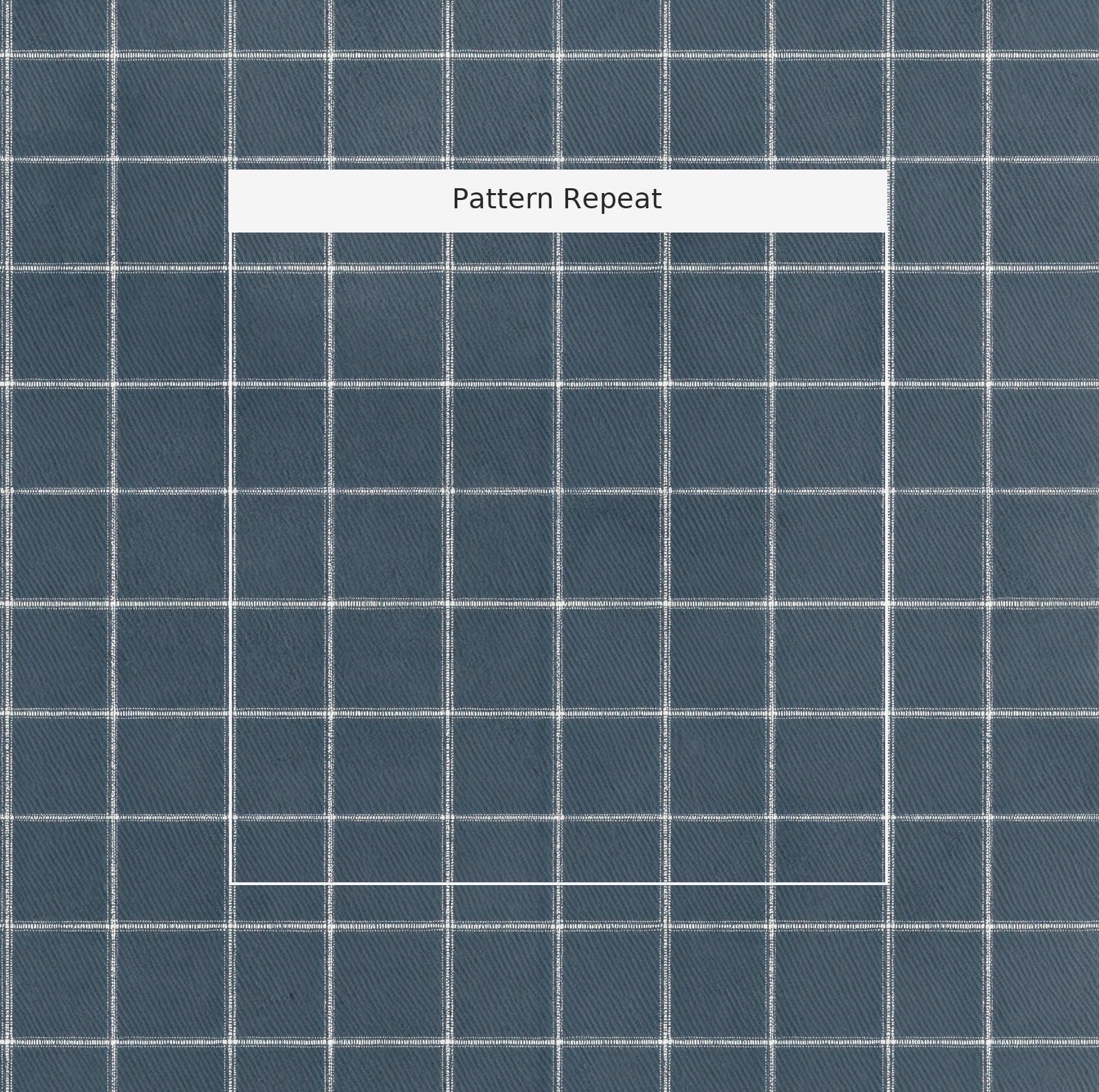 Blueford Check Fabric by the Yard — pattern repeat