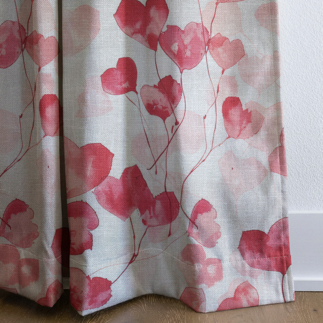Lily's Love Notes - Drapery — corner closeup