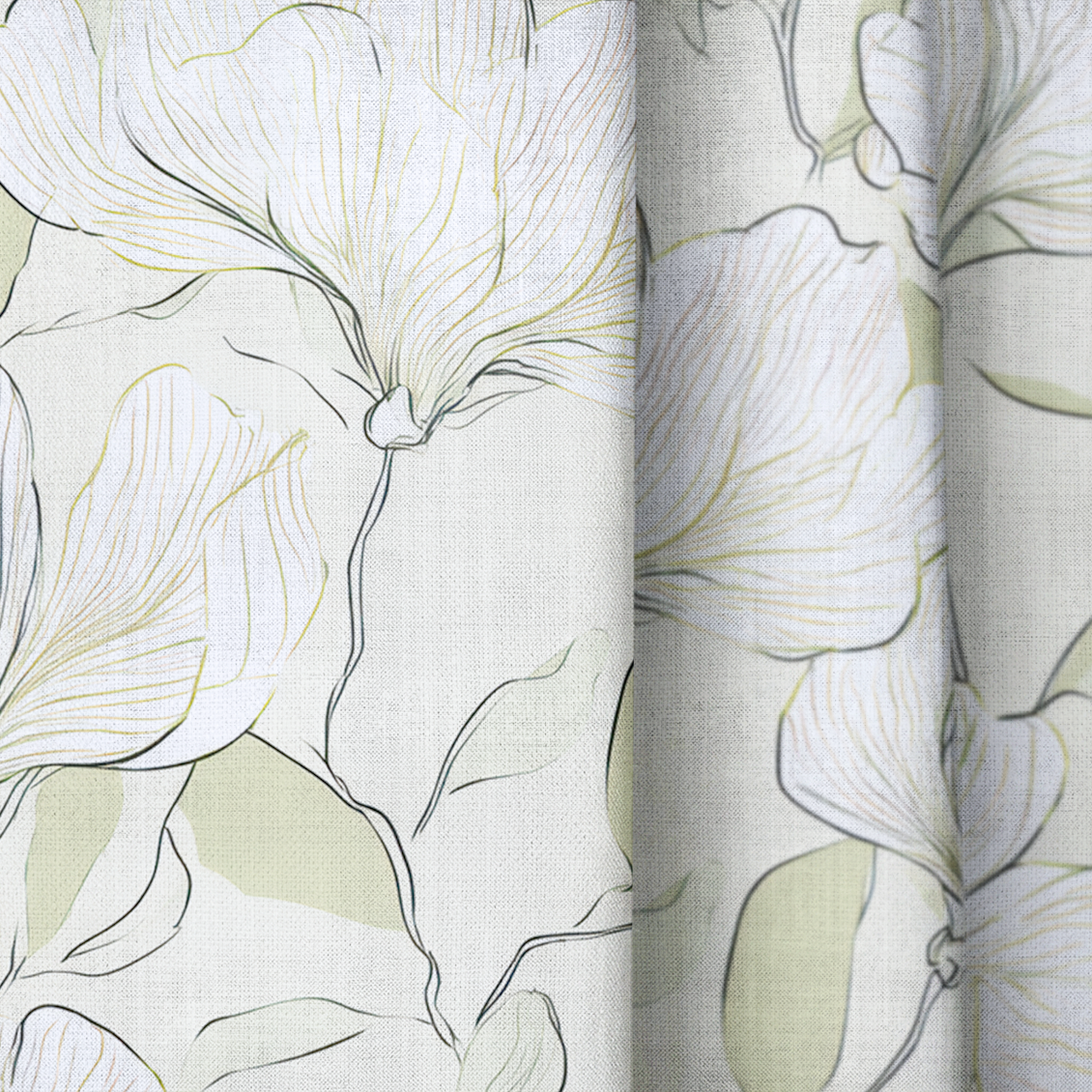 Stillness - Drapery — close up