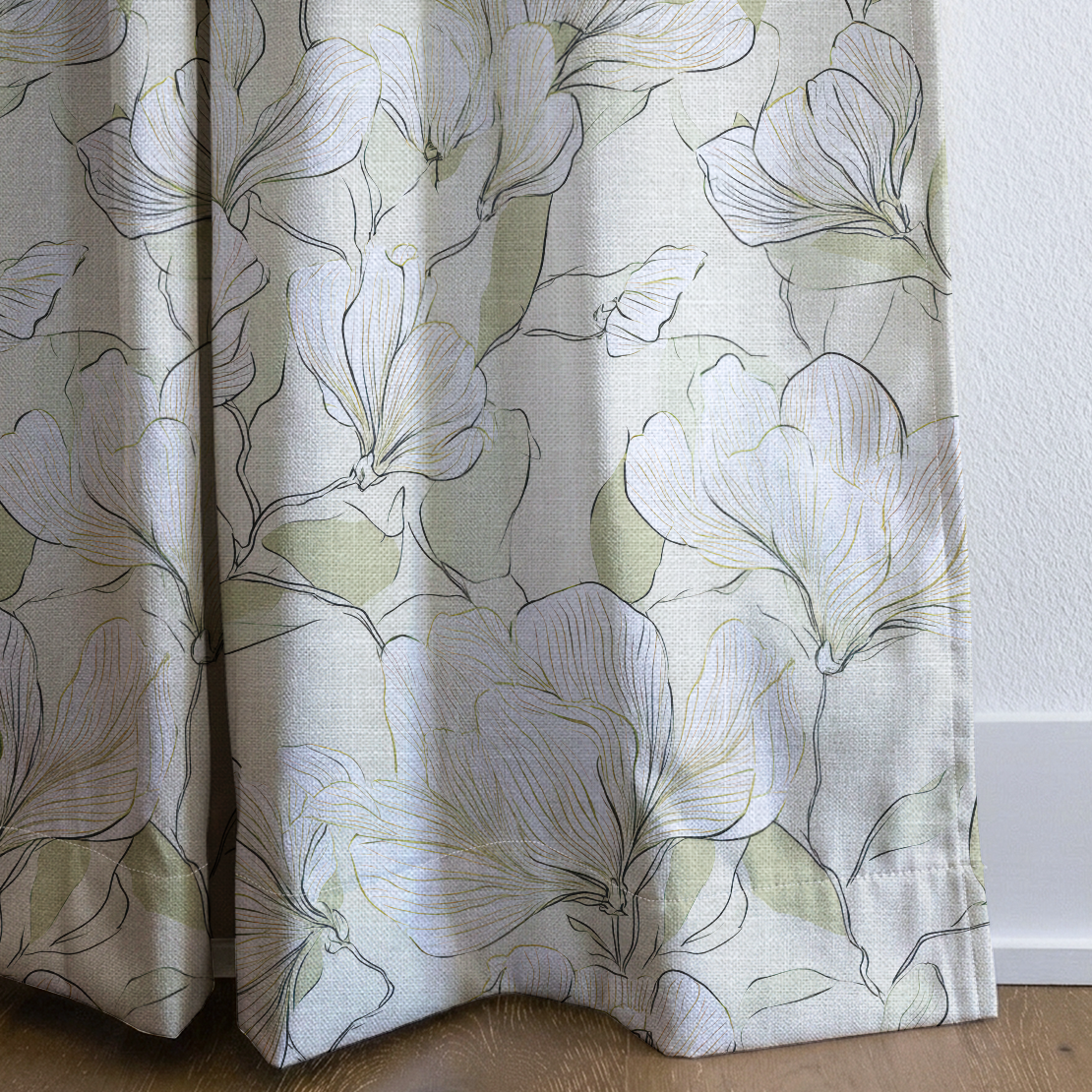 Stillness - Drapery — corner closeup