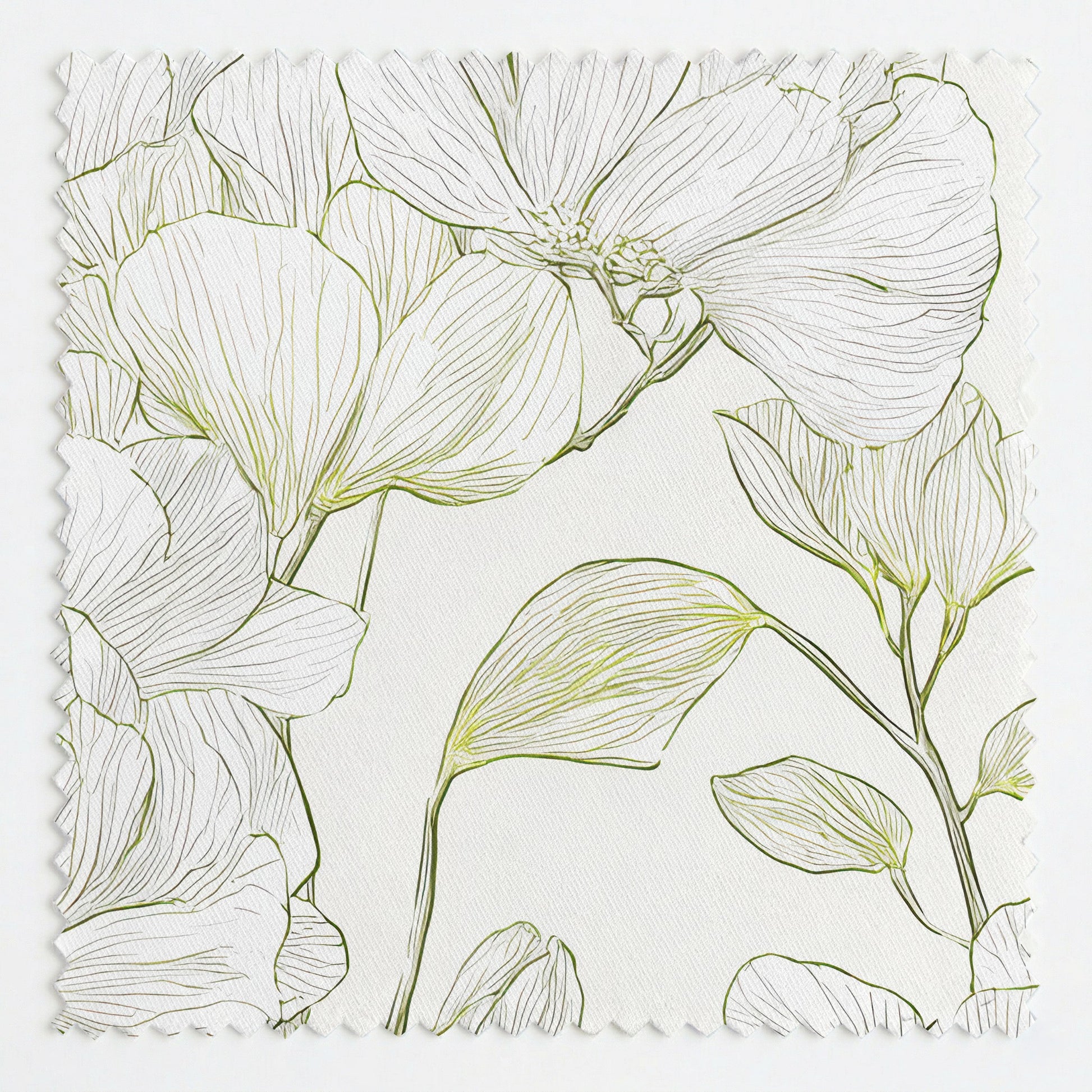 Yellow Hue Hydrangea Fabric by the Yard